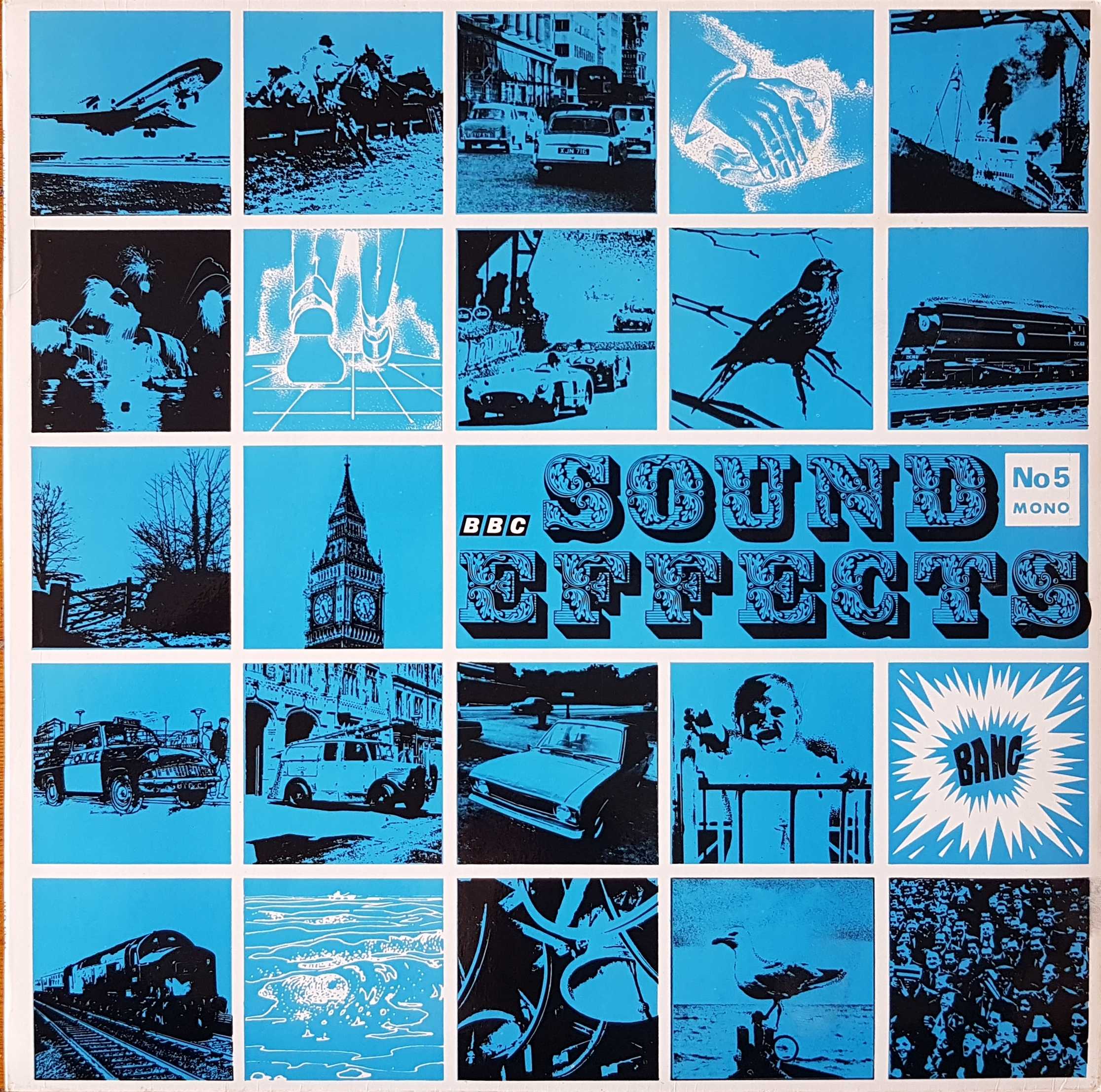 Picture of RED 105 Sound effects no. 5 by artist Various from the BBC albums - Records and Tapes library