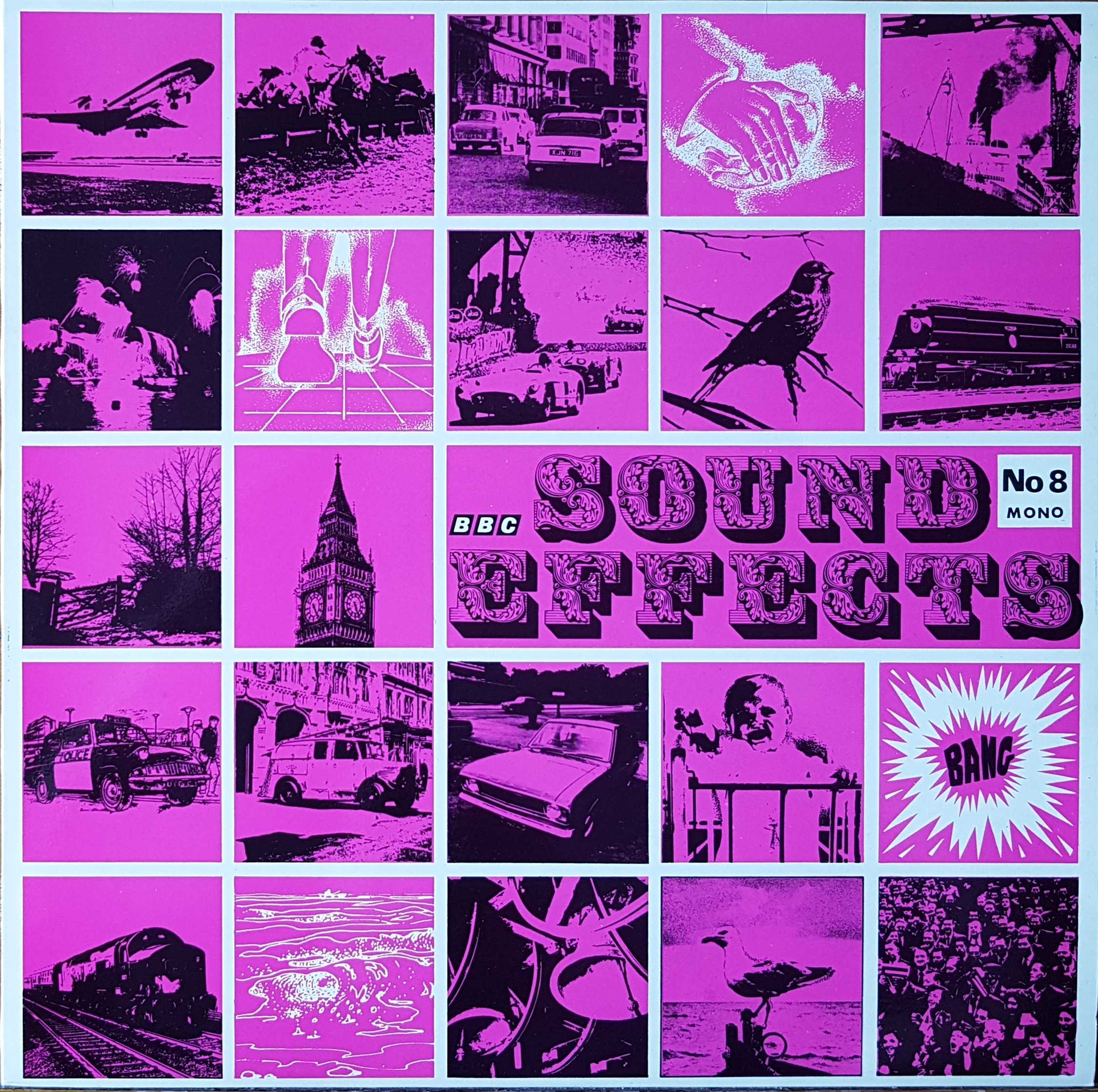 Picture of RED 126 Sound effects no. 8 by artist Various from the BBC albums - Records and Tapes library