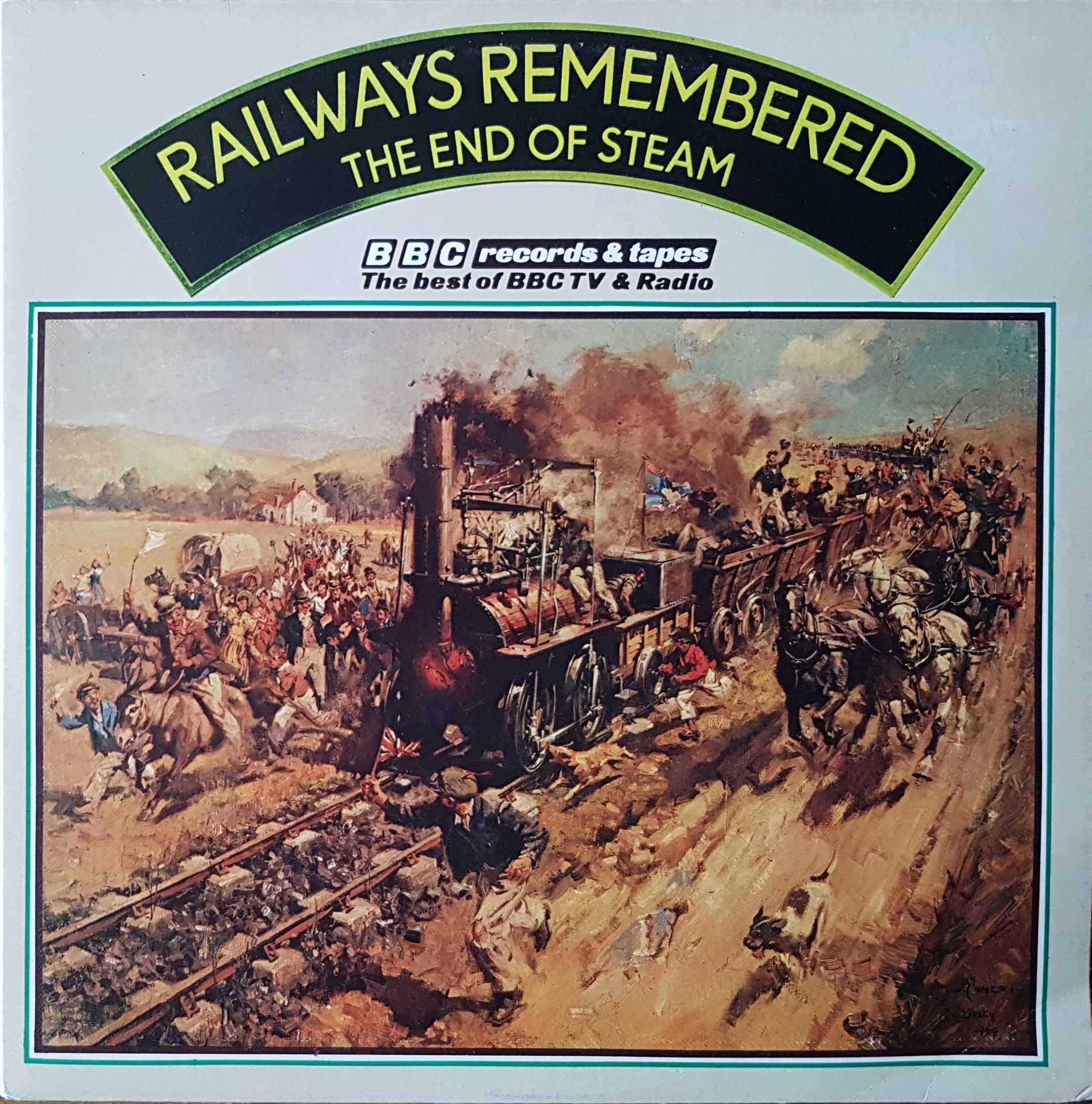 Picture of REF 190 Railways remembered / The end of steam double album by artist Various from the BBC albums - Records and Tapes library