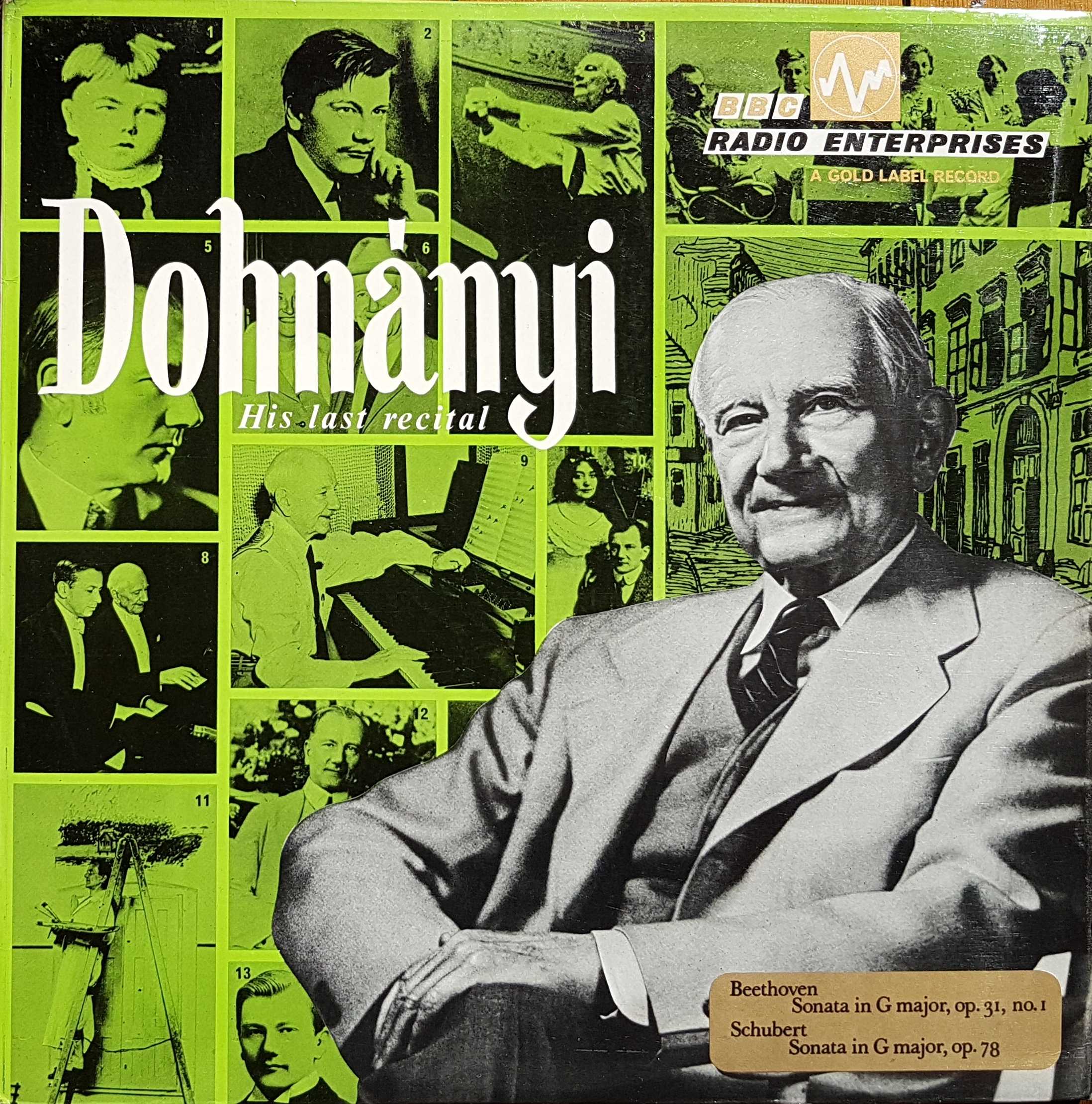 Picture of Dohnanyi - his last recital by artist Dohnanyi from the BBC albums - Records and Tapes library