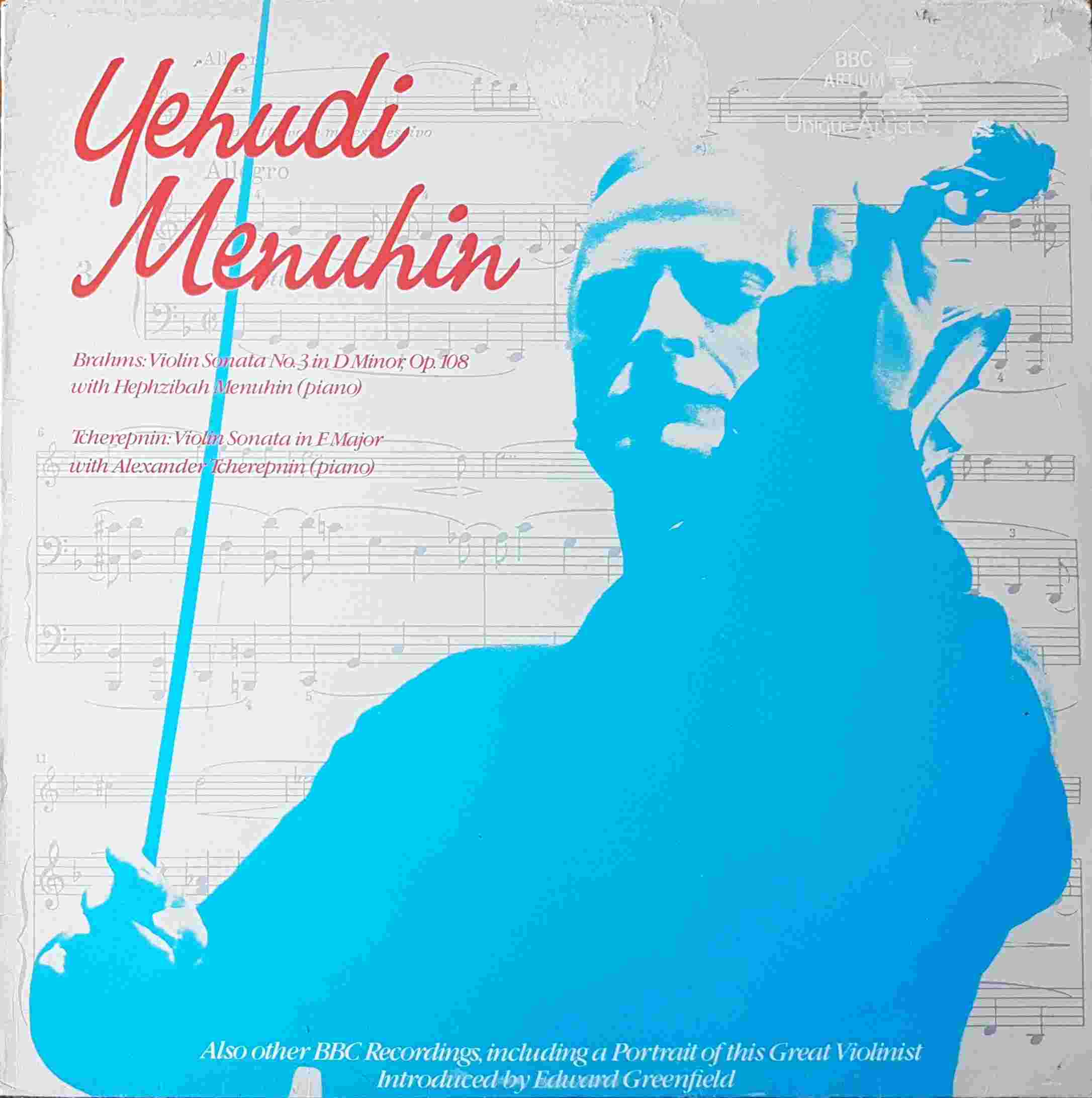 Picture of REGL 409 Yehudi Menuhin by artist Yehudi Menuhin from the BBC albums - Records and Tapes library