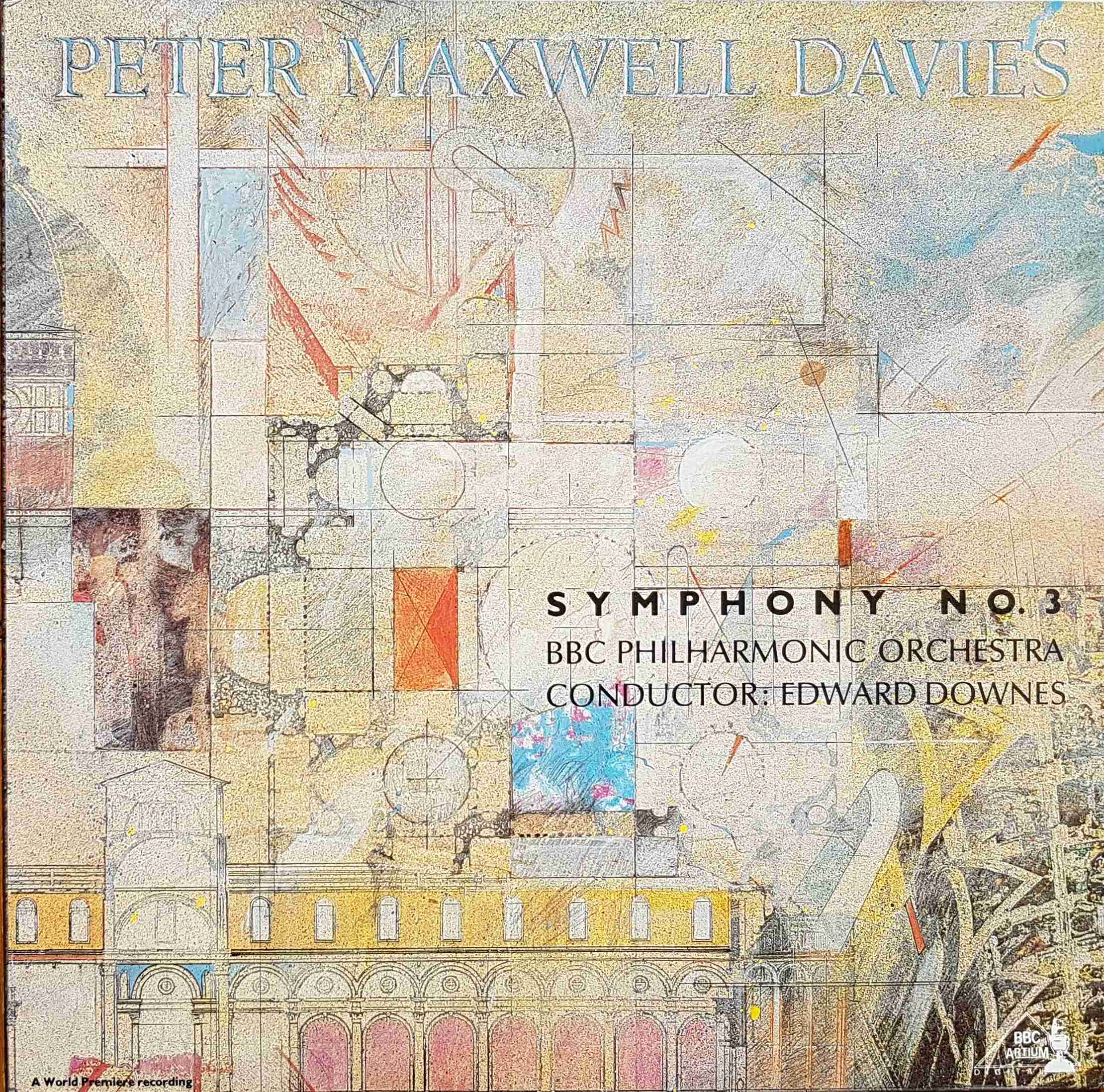 Picture of REGL 560 Peter Maxwell Davies - Symphony no. 3 by artist Peter Maxwell Davies from the BBC albums - Records and Tapes library