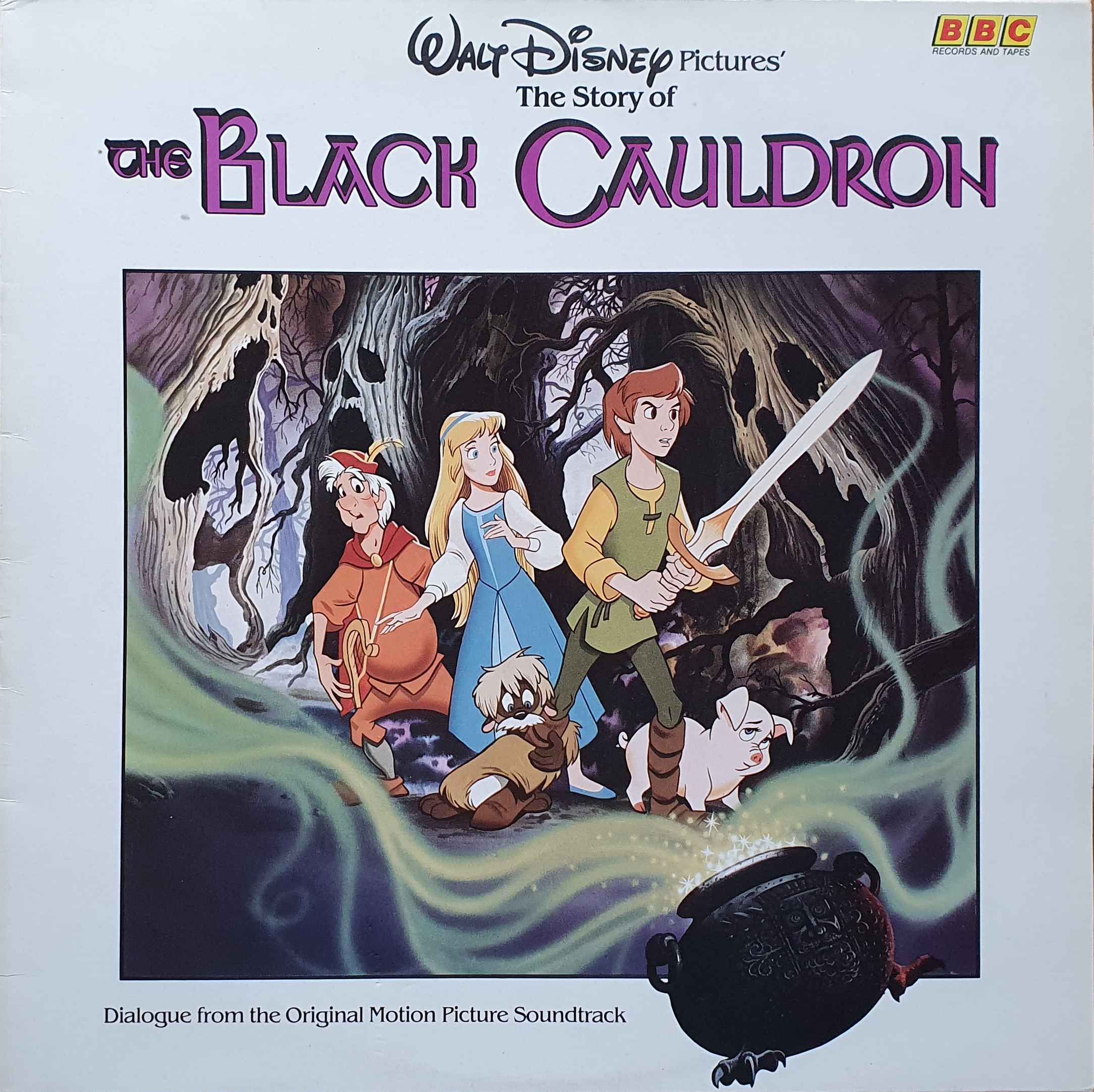 Picture of REH 578 The black cauldron by artist Ted Berman / Vance Gerry / Joe Hale / David Jonas / Roy Morita / Richard Rich / Art Stevens / Al Wilson / Peter Young / Ron Clements / John Musker from the BBC albums - Records and Tapes library