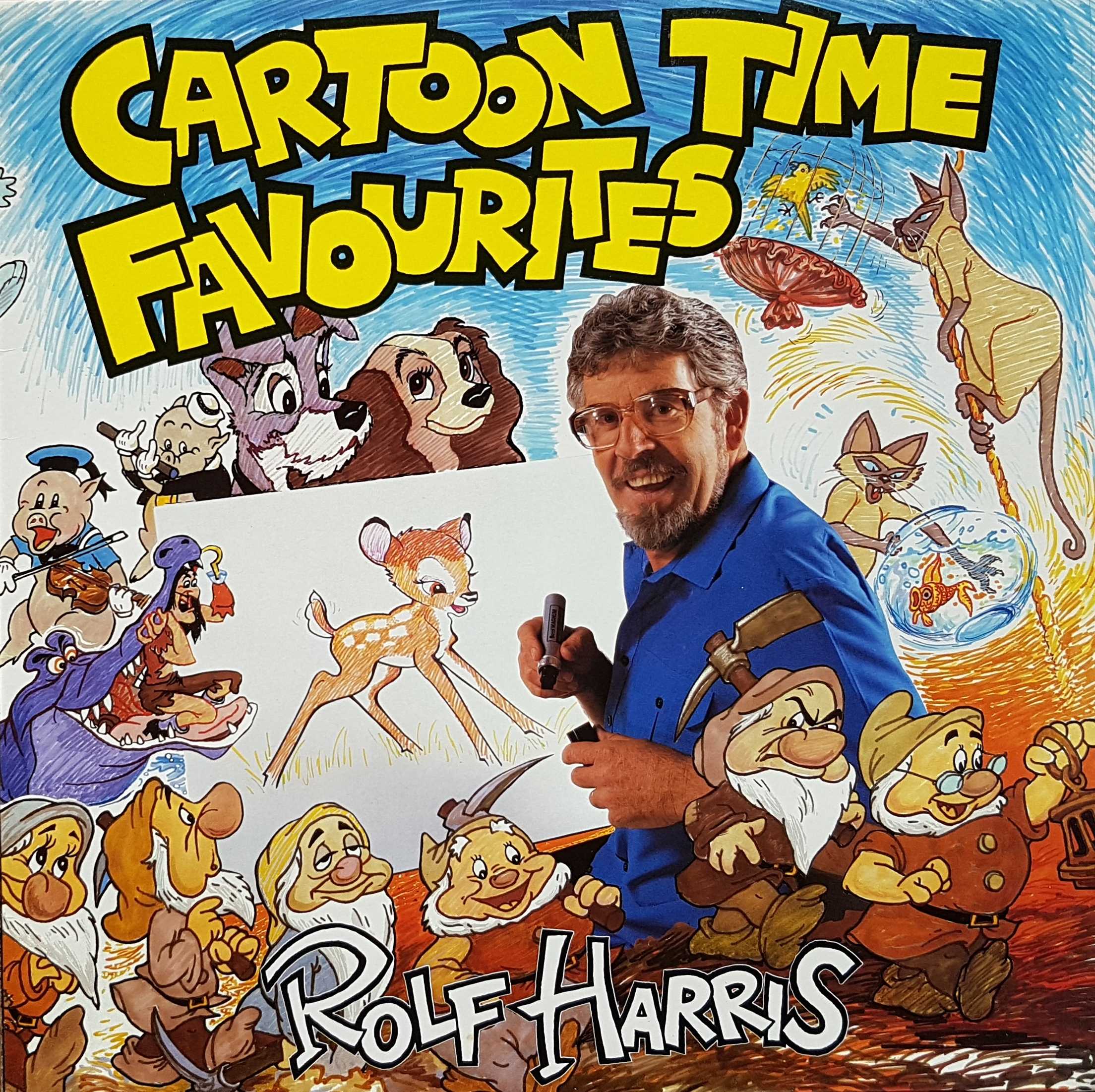 Picture of REH 642 Cartoon time favourites by artist Rolf Harris from the BBC albums - Records and Tapes library