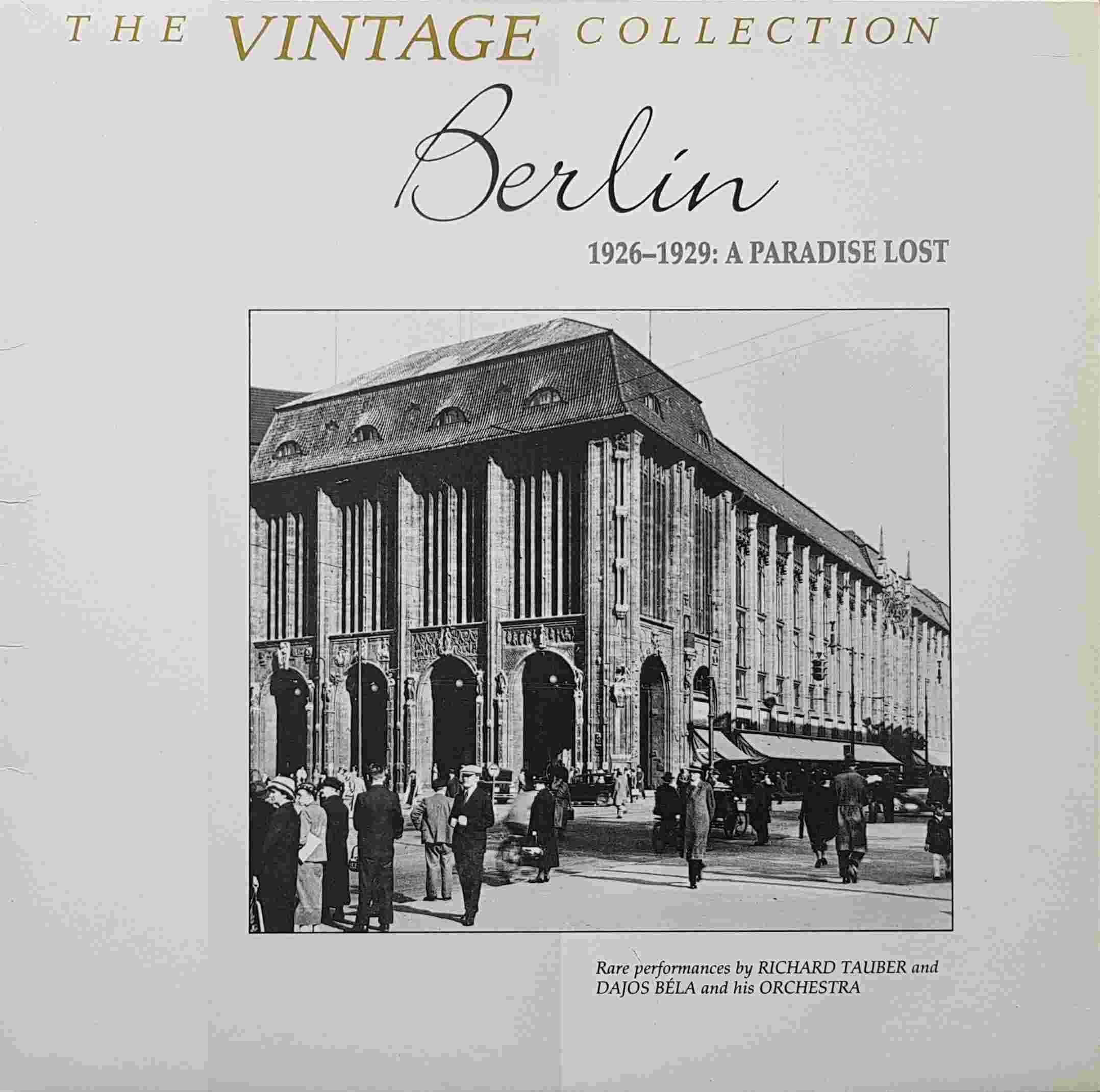 Picture of REH 754 The vintage collection - Berlin 1926 - 1929 by artist Various from the BBC albums - Records and Tapes library