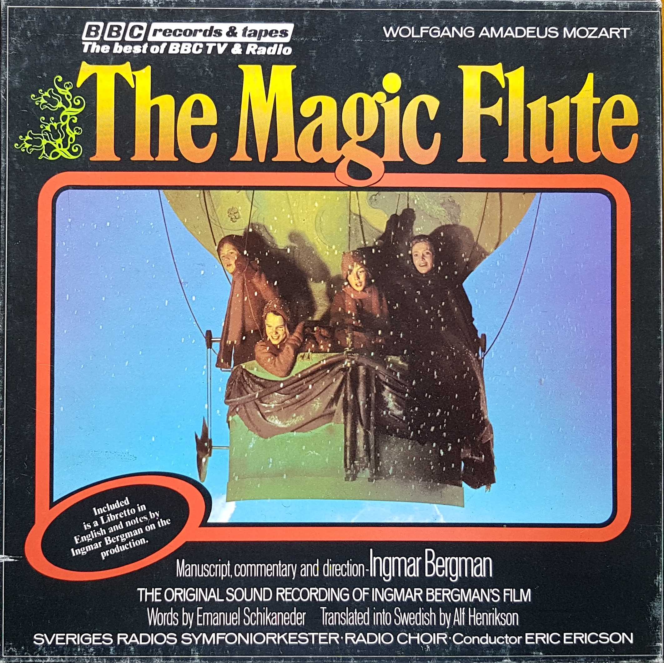Picture of REK 223 The magic flute by artist Wolfgang Amadeus Mozart / Sveriges Radios Symfoniorkester, Radiokren from the BBC albums - Records and Tapes library