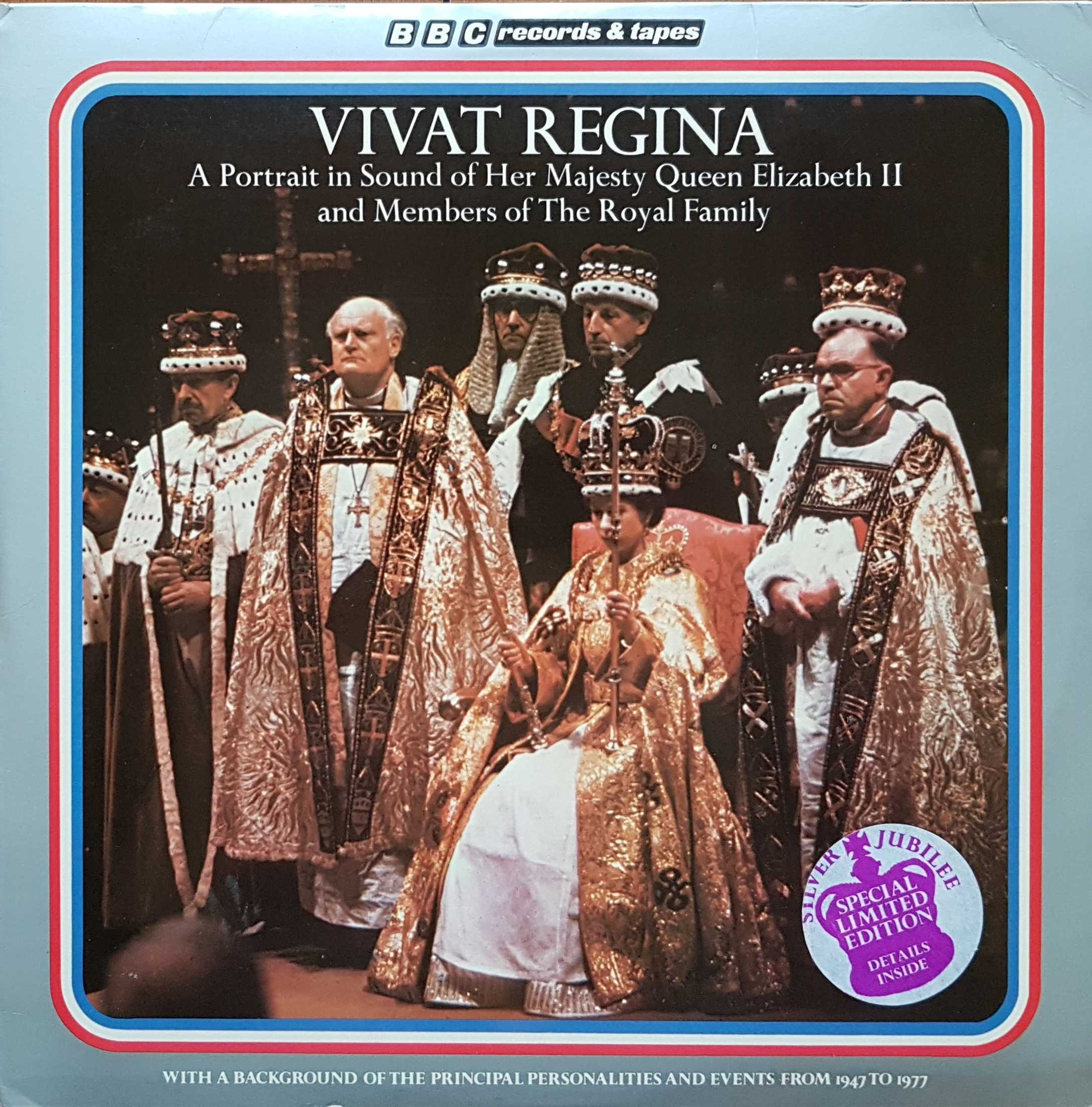 Picture of REL 273 The silver jubilee - Vivat regina (Limited edition) by artist Robert Hudson from the BBC albums - Records and Tapes library