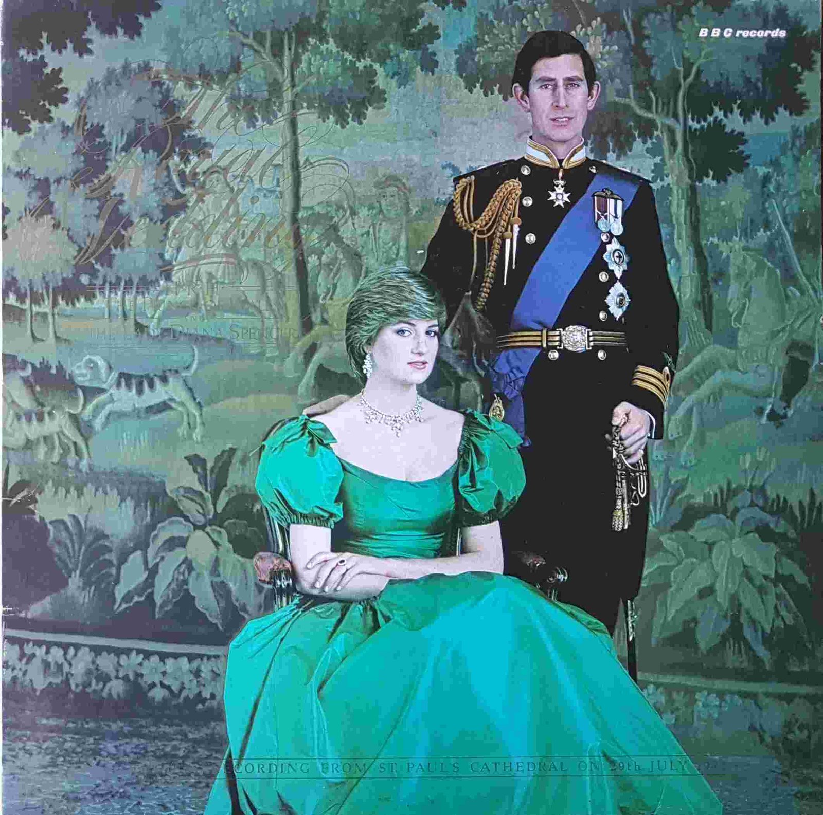 Picture of REP 413 The royal wedding - Prince Charles / Diana Spencer by artist Various from the BBC records and Tapes library