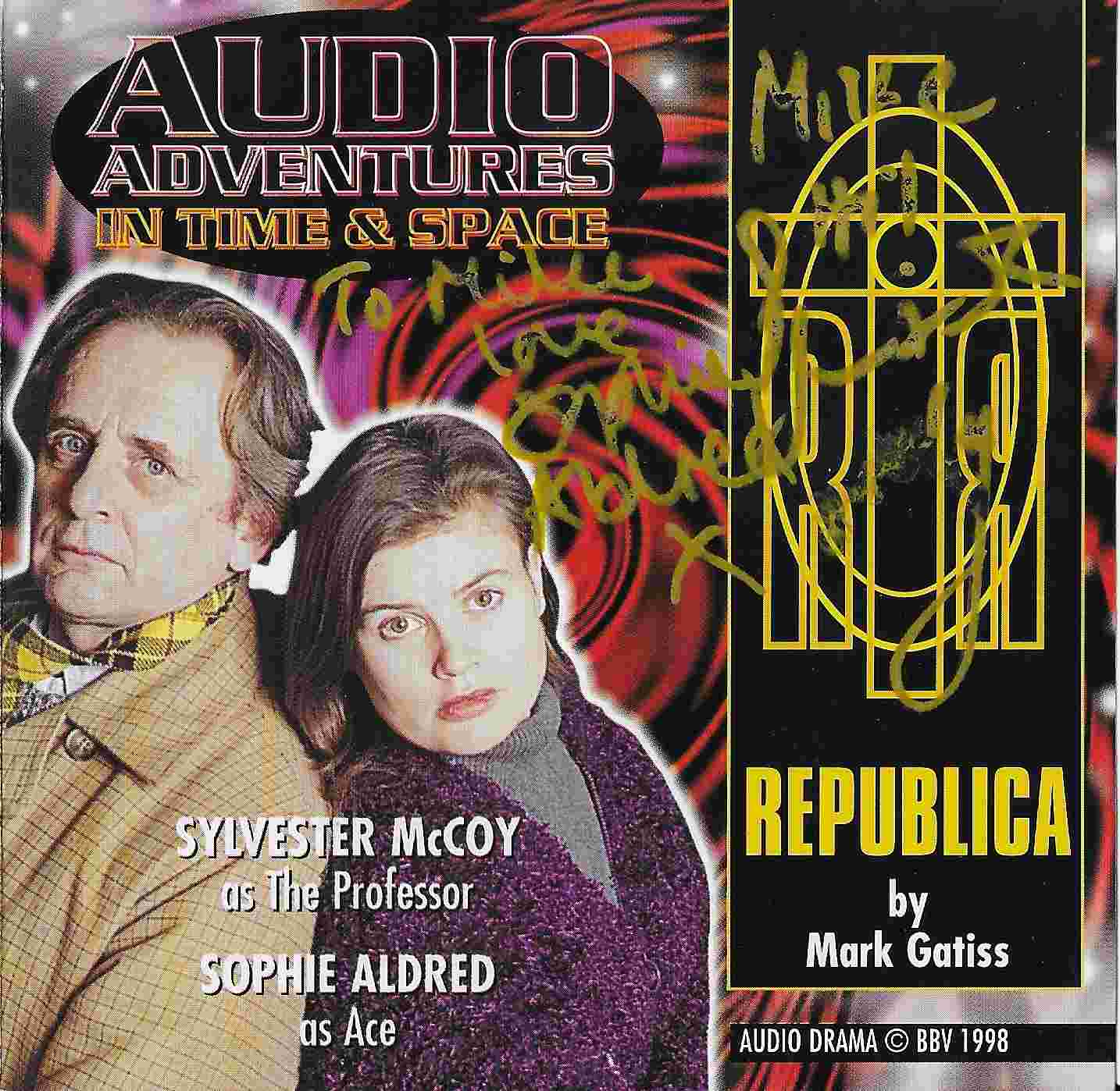 Picture of REPUBLICA The Professor and Ace - Republica (Autographed) by artist Mark Gatiss from the BBC cds - Records and Tapes library
