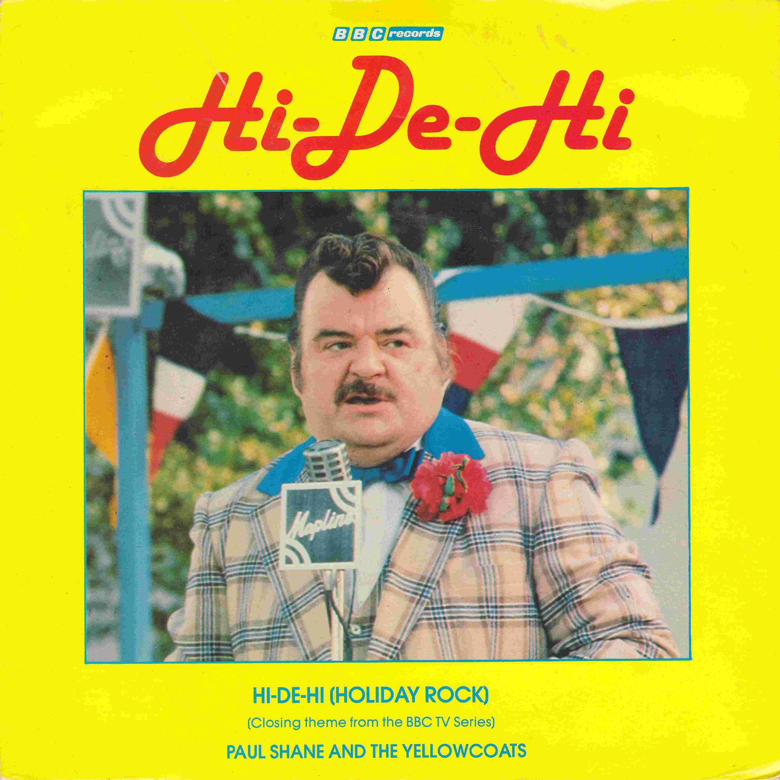 Picture of RESL 103 Holiday rock (Hi-de-hi) by artist Paul Shane and the Yellowcoats from the BBC singles - Records and Tapes library