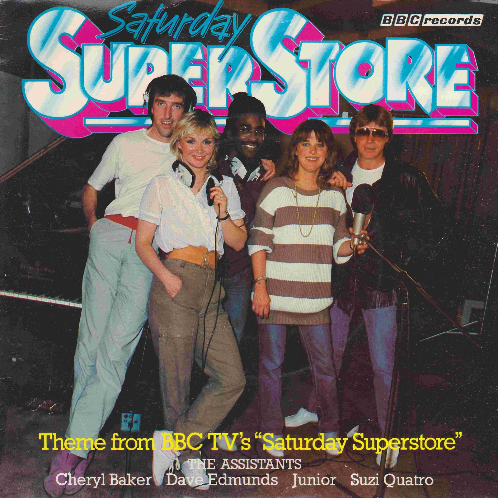 Picture of RESL 122 Down at the superstore (Saturday superstore) by artist B. A. Robertson from the BBC singles - Records and Tapes library