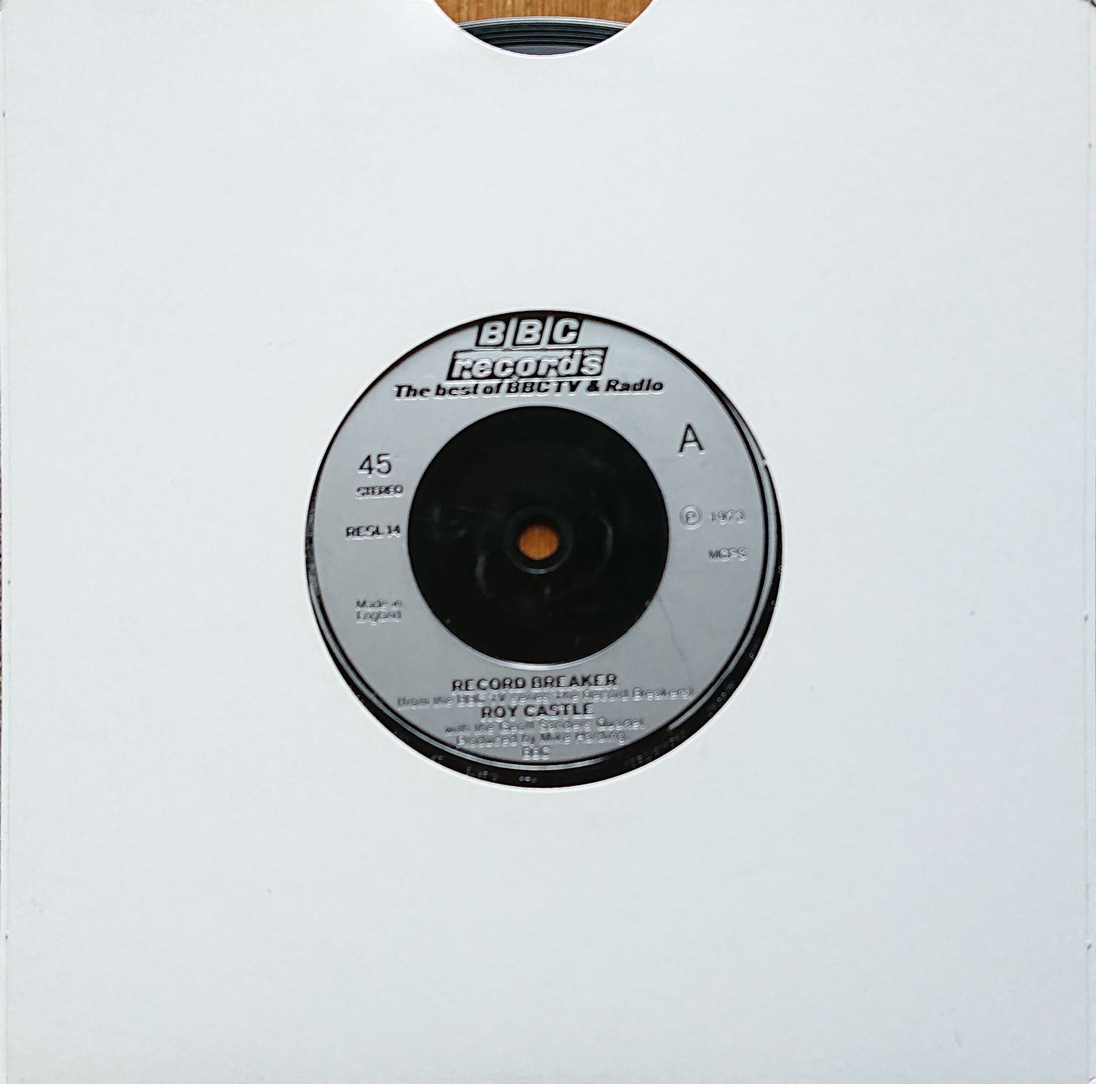 Picture of RESL 14 Record breakers by artist Roy Castle from the BBC singles - Records and Tapes library