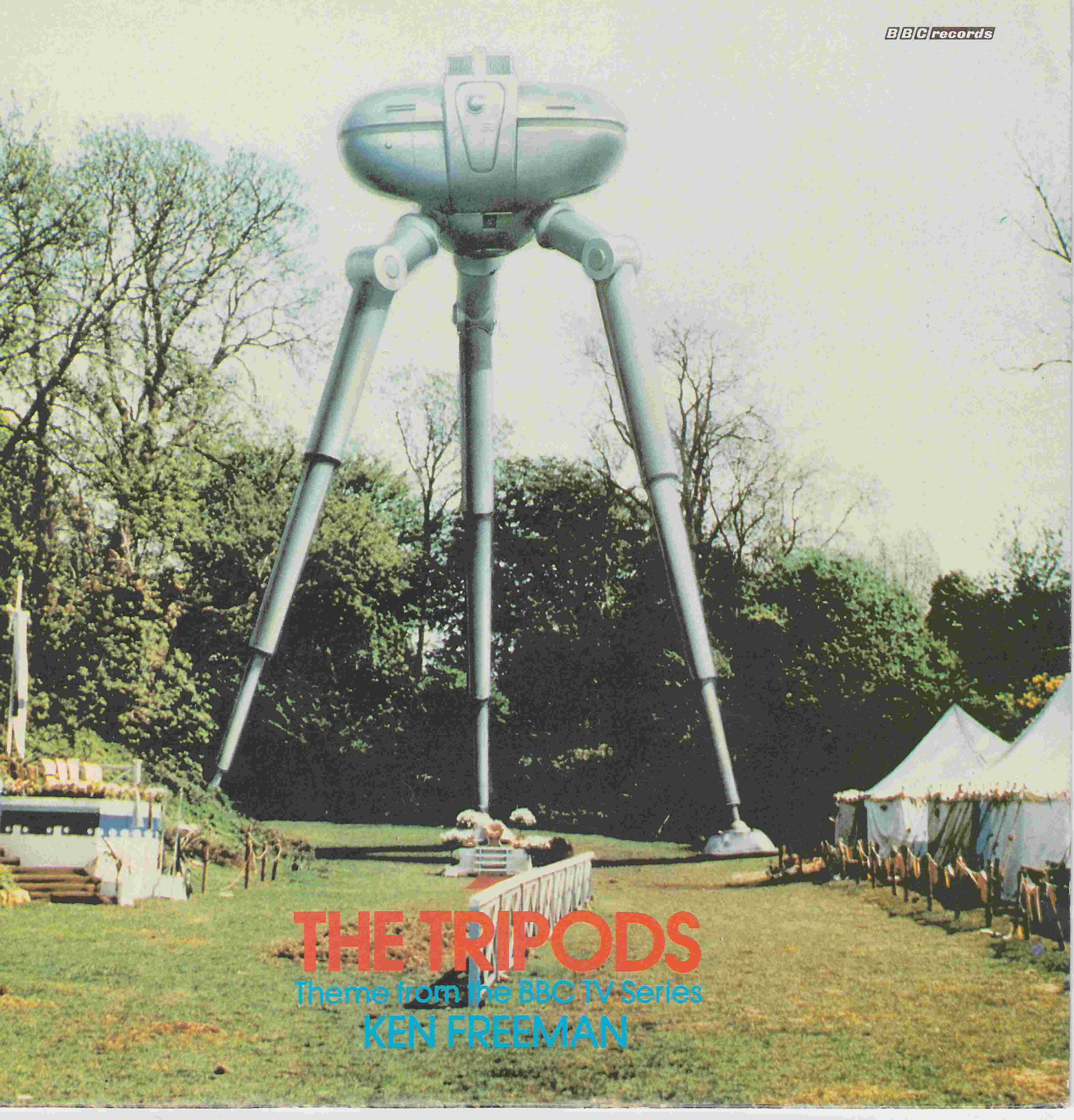Picture of RESL 158 The tripods - Opening theme by artist Ken Freeman from the BBC singles - Records and Tapes library
