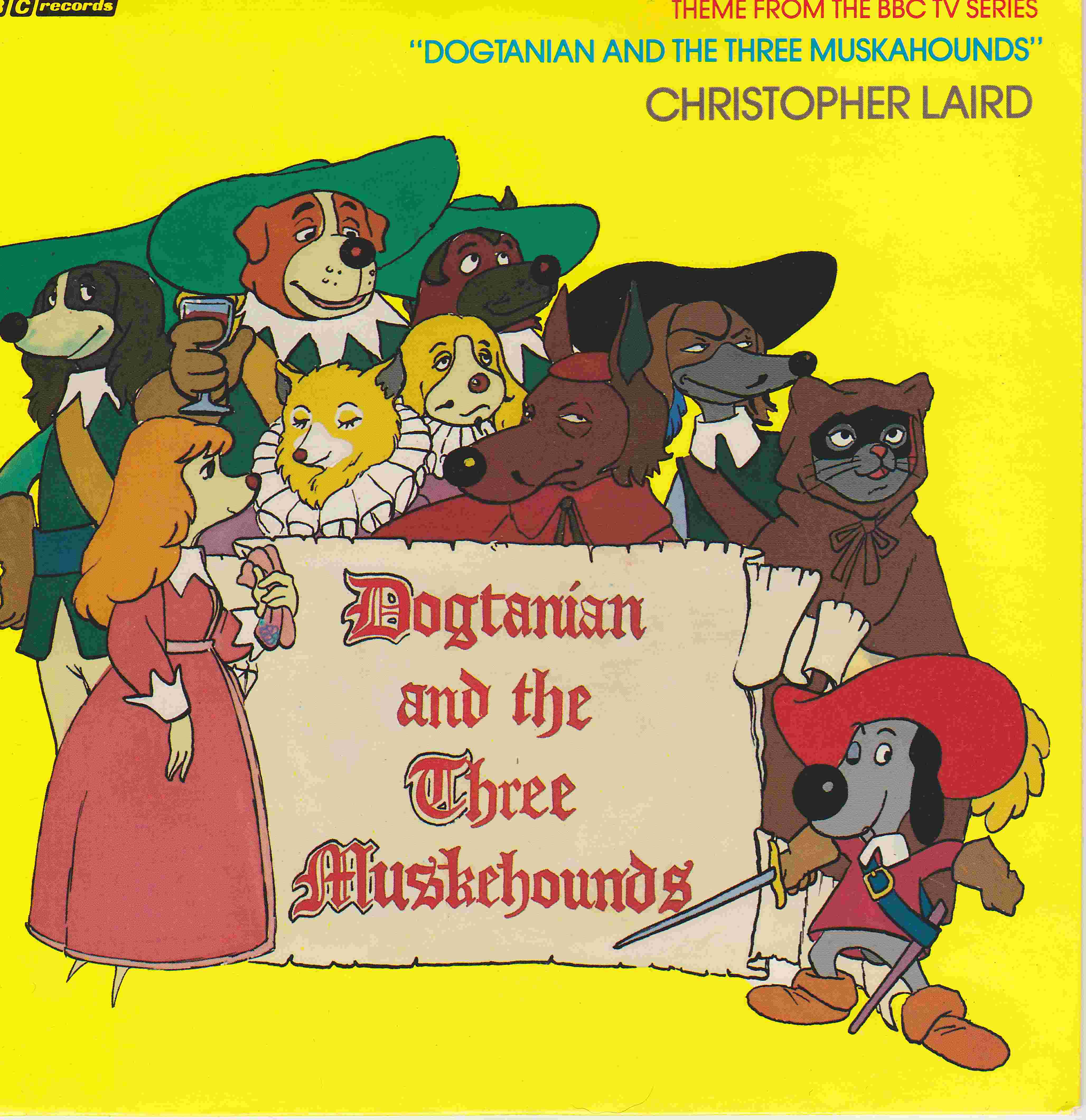 Picture of Dogtanian and the three muskehounds by artist Christopher Laird / G & M Orchestra from the BBC singles - Records and Tapes library
