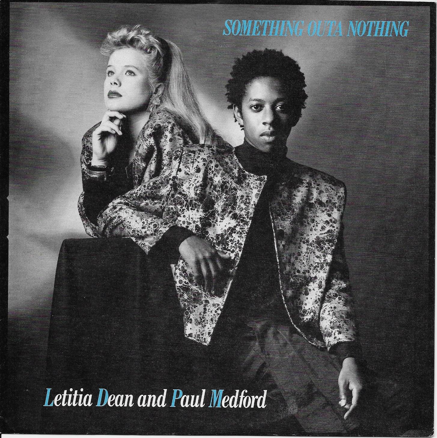Picture of RESL 203 Something outa nothing (EastEnders) by artist Simon Wicks / Simon May 
 / Letitia Dean and Paul Medford from the BBC singles - Records and Tapes library