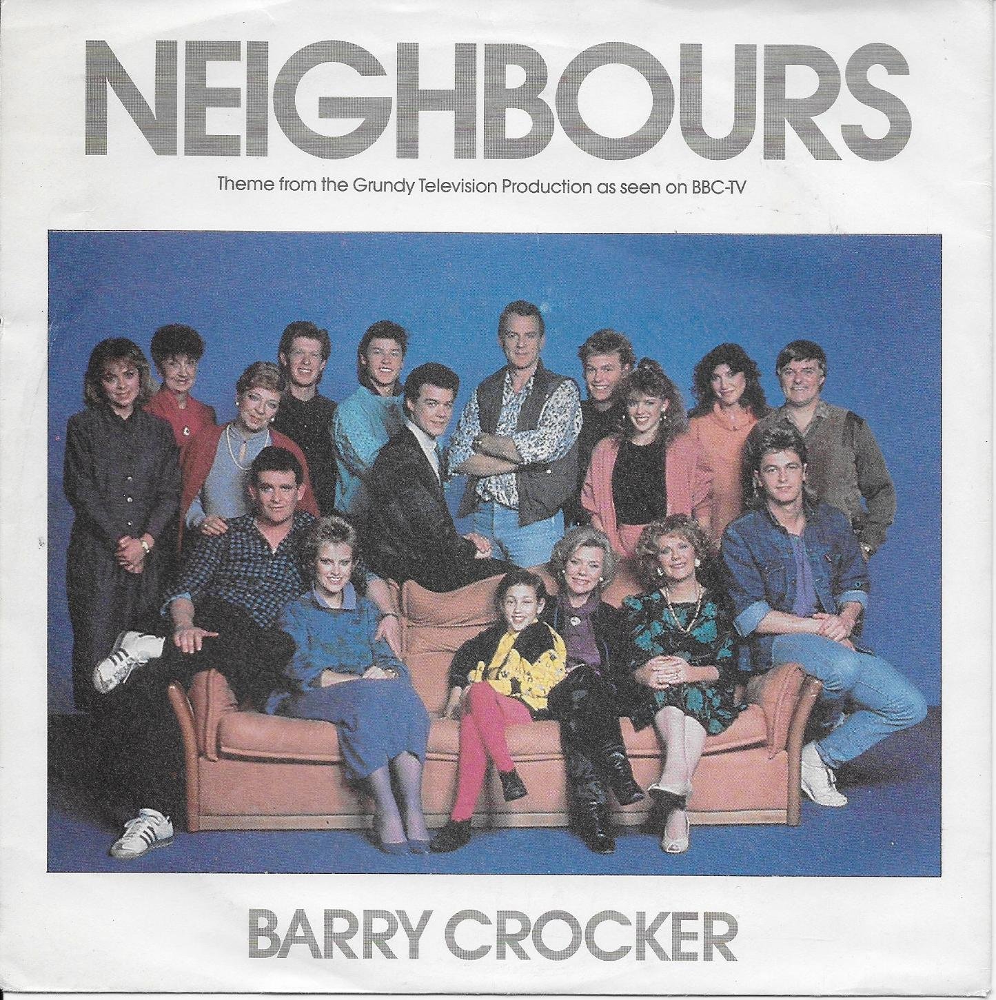 Picture of Neighbours by artist Tony Hatch / Barry Crocker from the BBC singles - Records and Tapes library