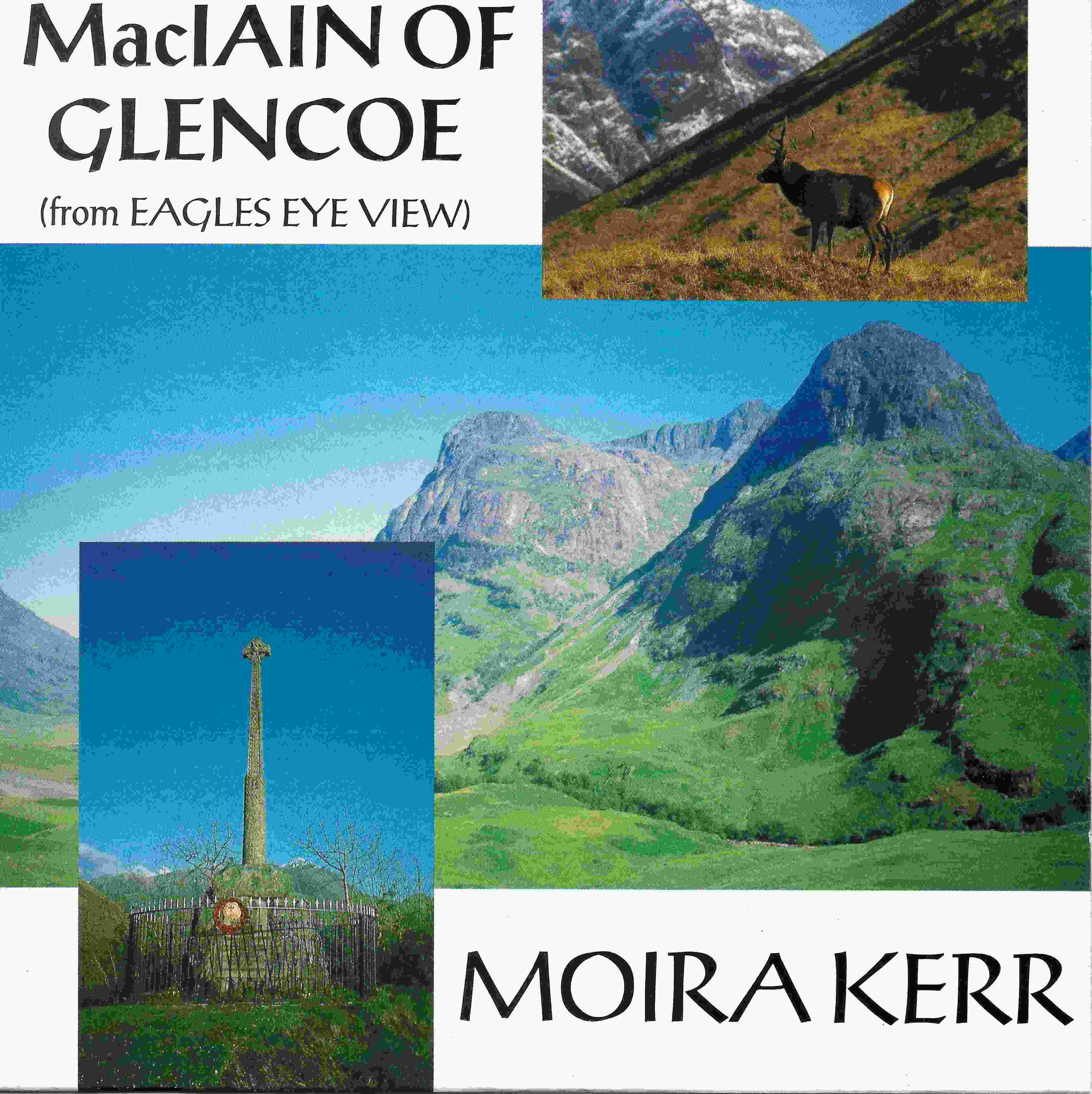 Picture of MacIain of Glencoe (Eagles eye view) by artist Moira Kerr from the BBC singles - Records and Tapes library