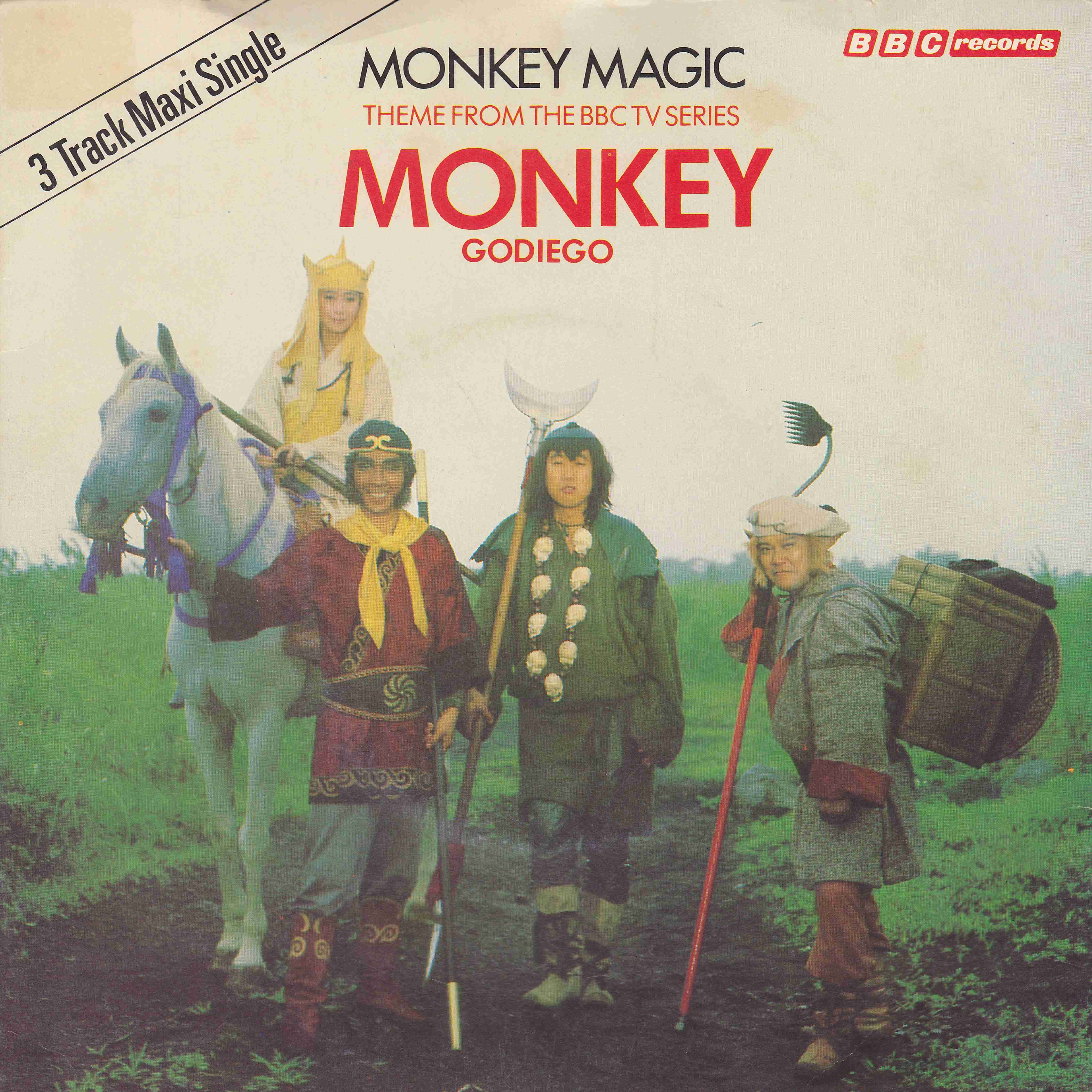 Picture of RESL 81 Monkey magic (Monkey) by artist Narahashi / Takekawa / Godiego from the BBC singles - Records and Tapes library