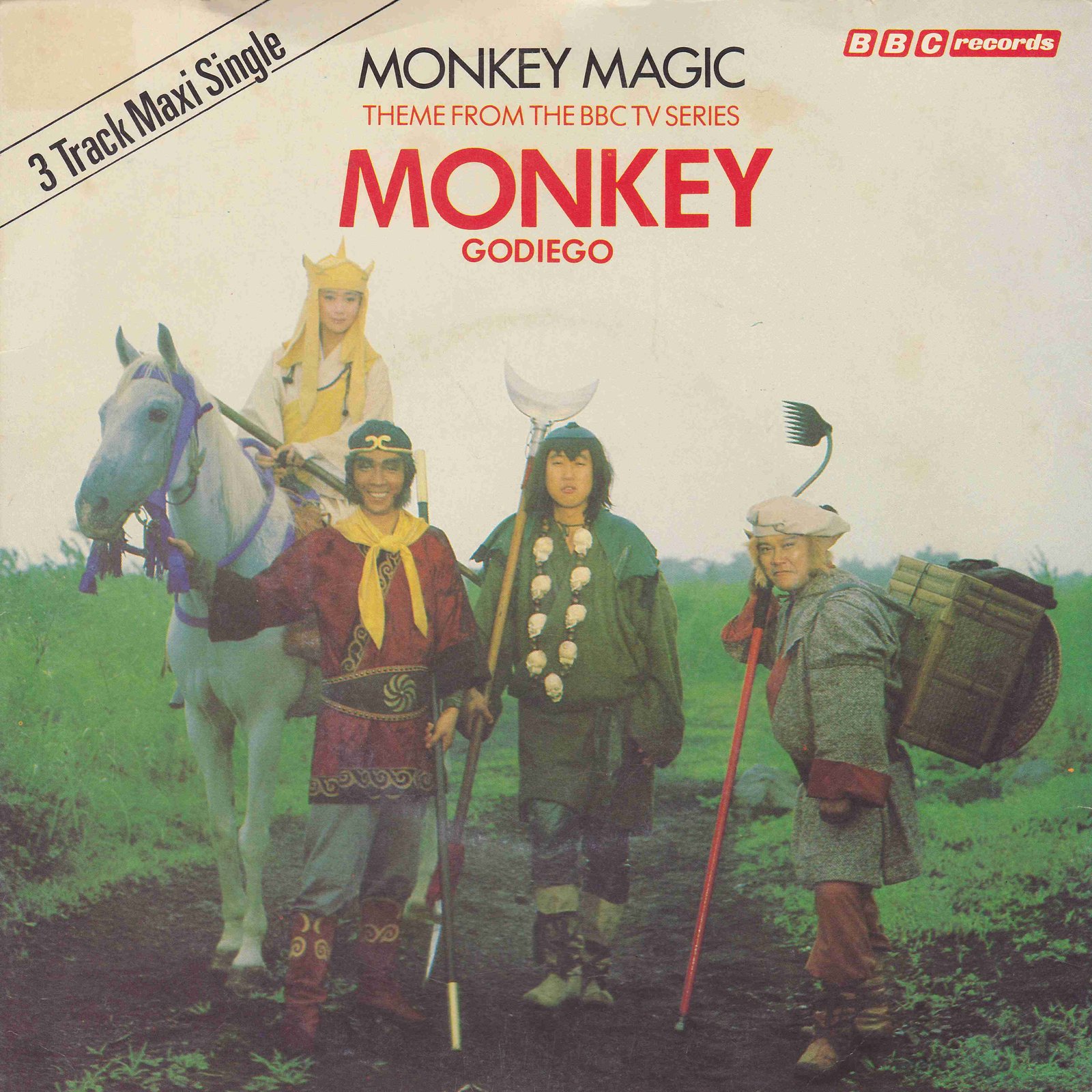 Picture of Monkey magic (Monkey) by artist Narahashi / Takekawa / Godiego from the BBC singles - Records and Tapes library