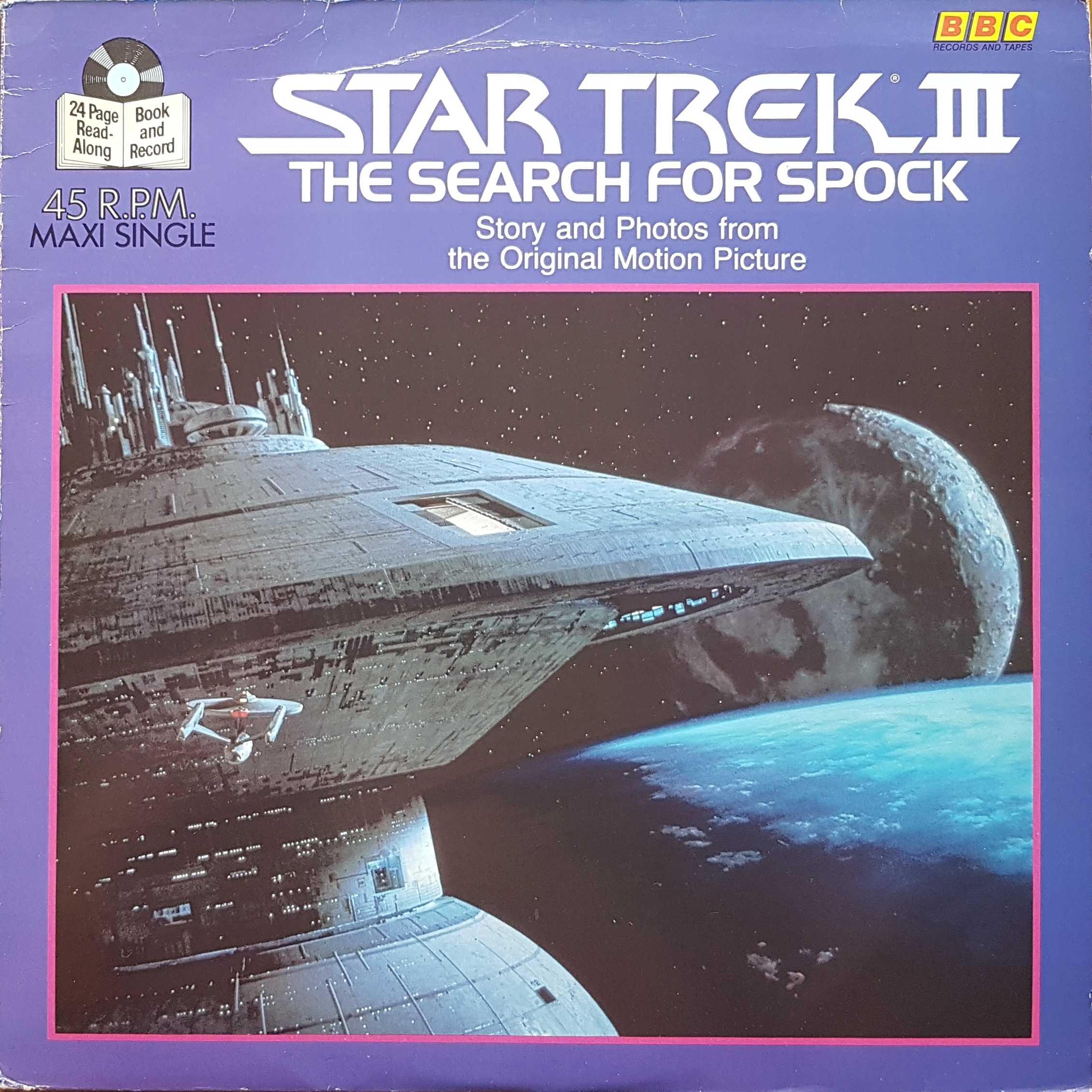 Picture of Star trek III - The search for Spock by artist Unknown from the BBC 12inches - Records and Tapes library