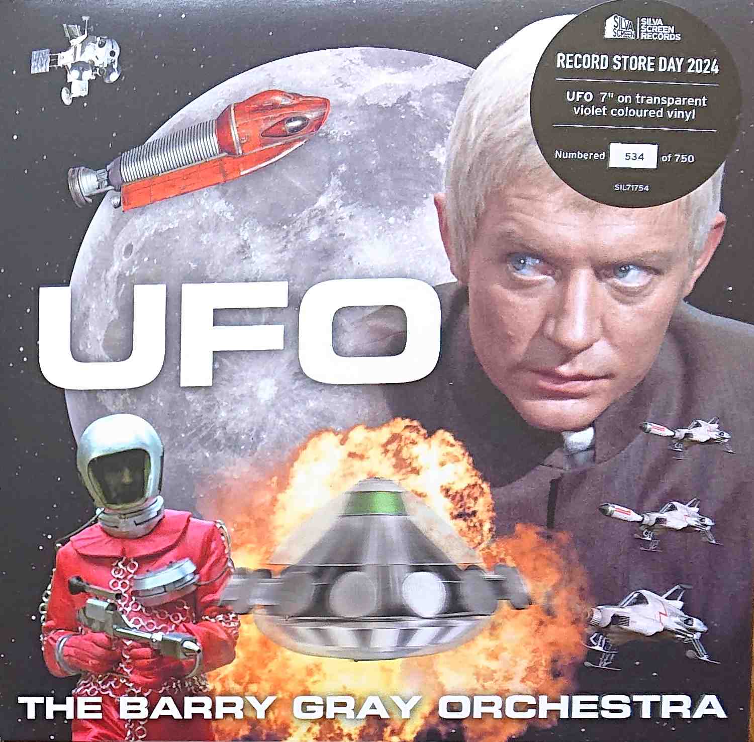Picture of UFO - Record Store Day 2024 by artist Barry Gray from ITV, Channel 4 and Channel 5 singles library