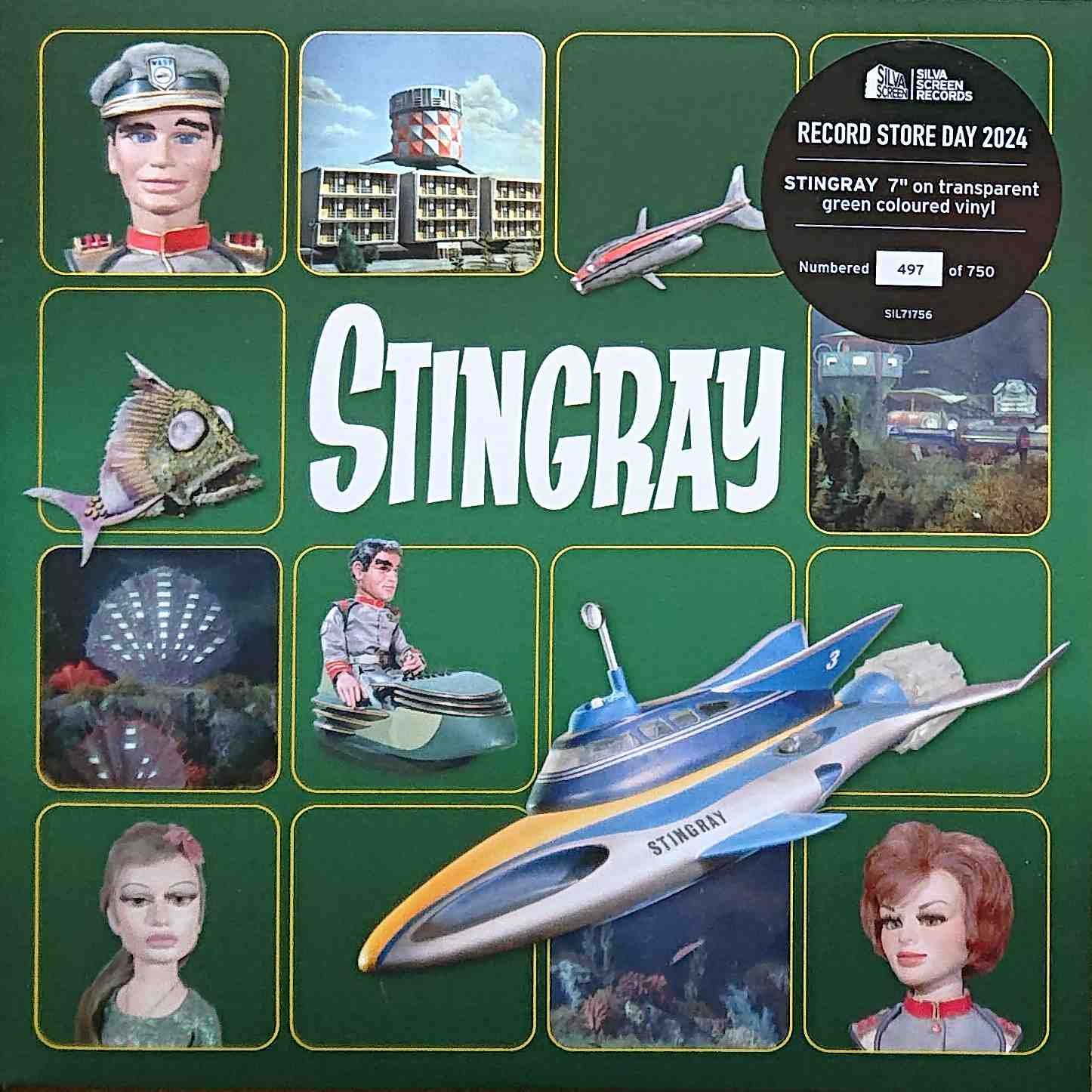 SIL7 1756 Stingray The Barry Gray Orchestra from ITV, Channel 4 and Channel 5 library Front cover of SIL7 1756