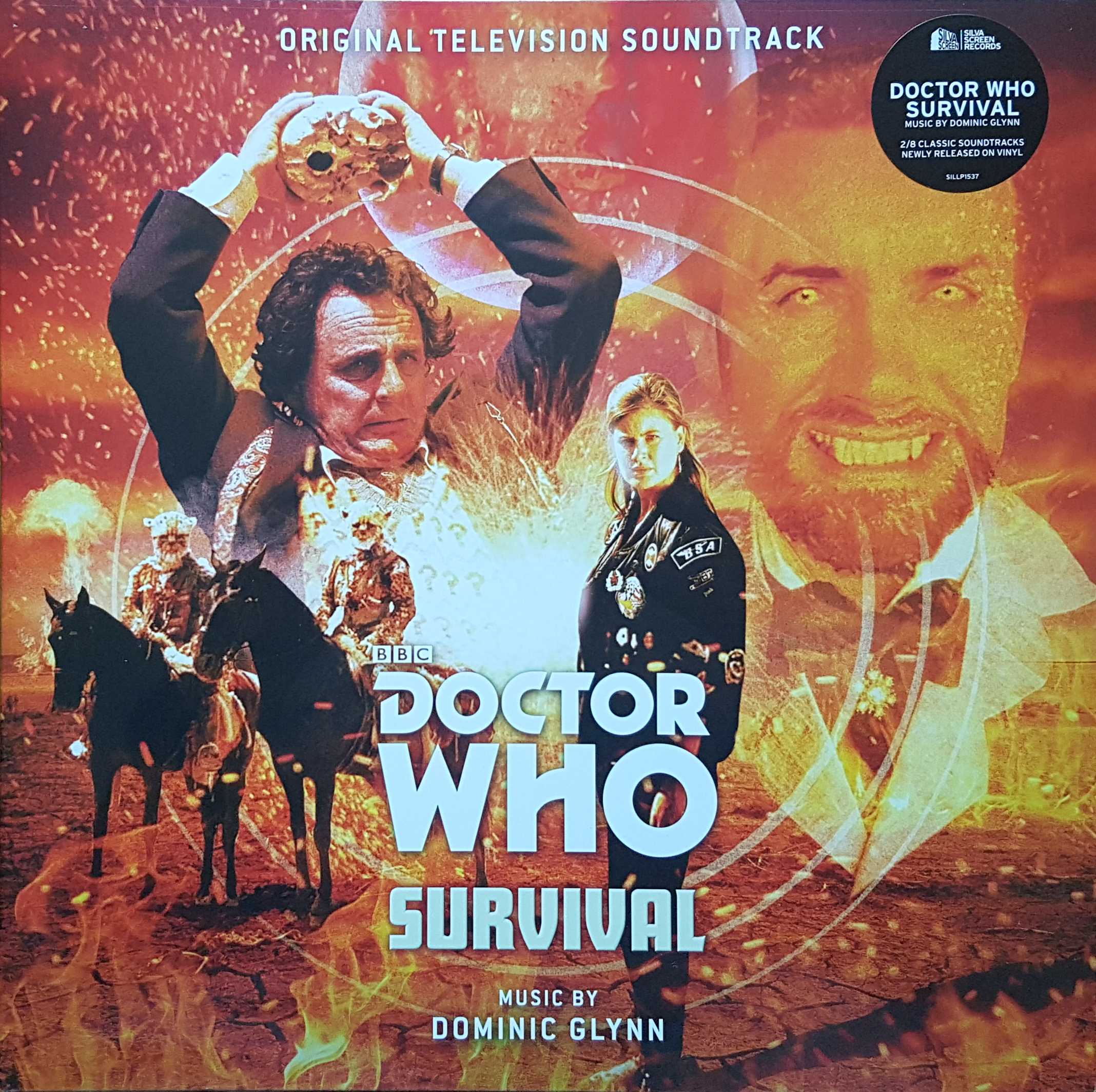 Picture of SILLP 1537 Doctor Who - Survival by artist Dominic Glynn from the BBC albums - Records and Tapes library