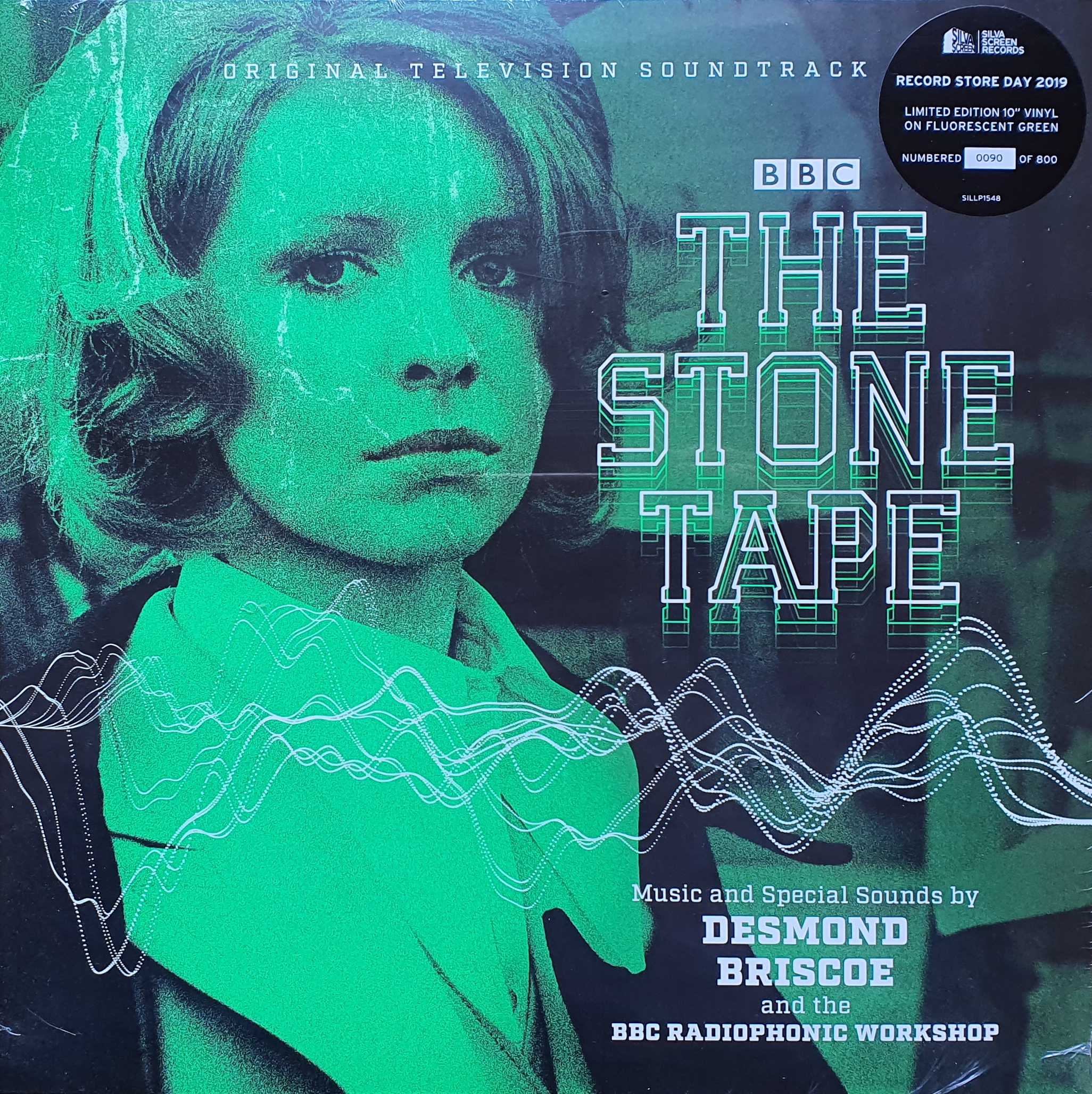 Picture of SILLP 1548 The Stone Tape (Record Store Day 2019 fluorescent green vinyl) by artist Desmond Briscoe and the BBC Radiophonic Workshop from the BBC 10inches - Records and Tapes library