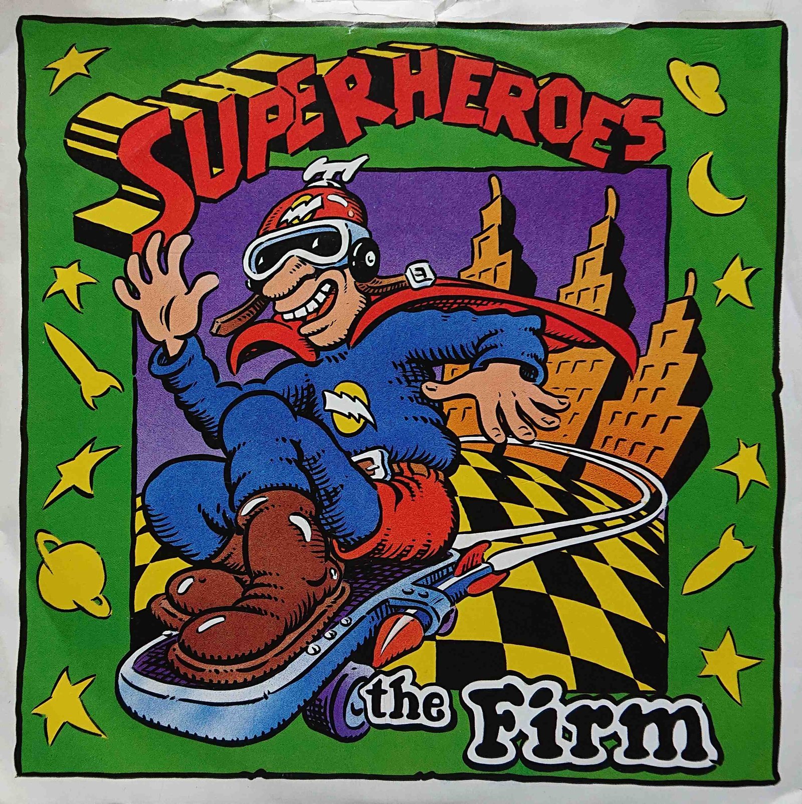 SUPER 1 Superheroes The Firm  Front cover of SUPER 1