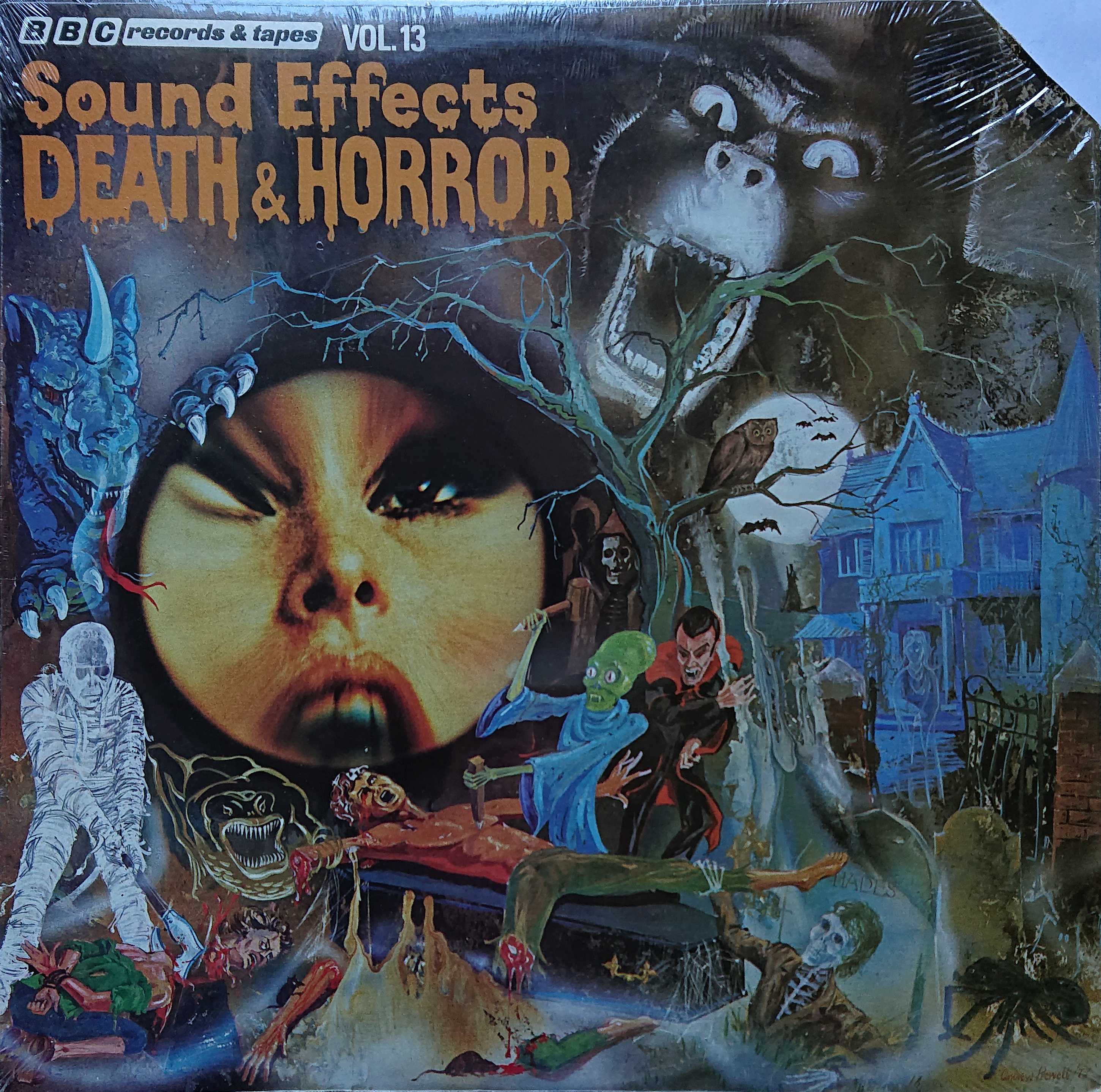 Picture of TRC - 911 Death and horror sound effects by artist Mike Harding from the BBC albums - Records and Tapes library