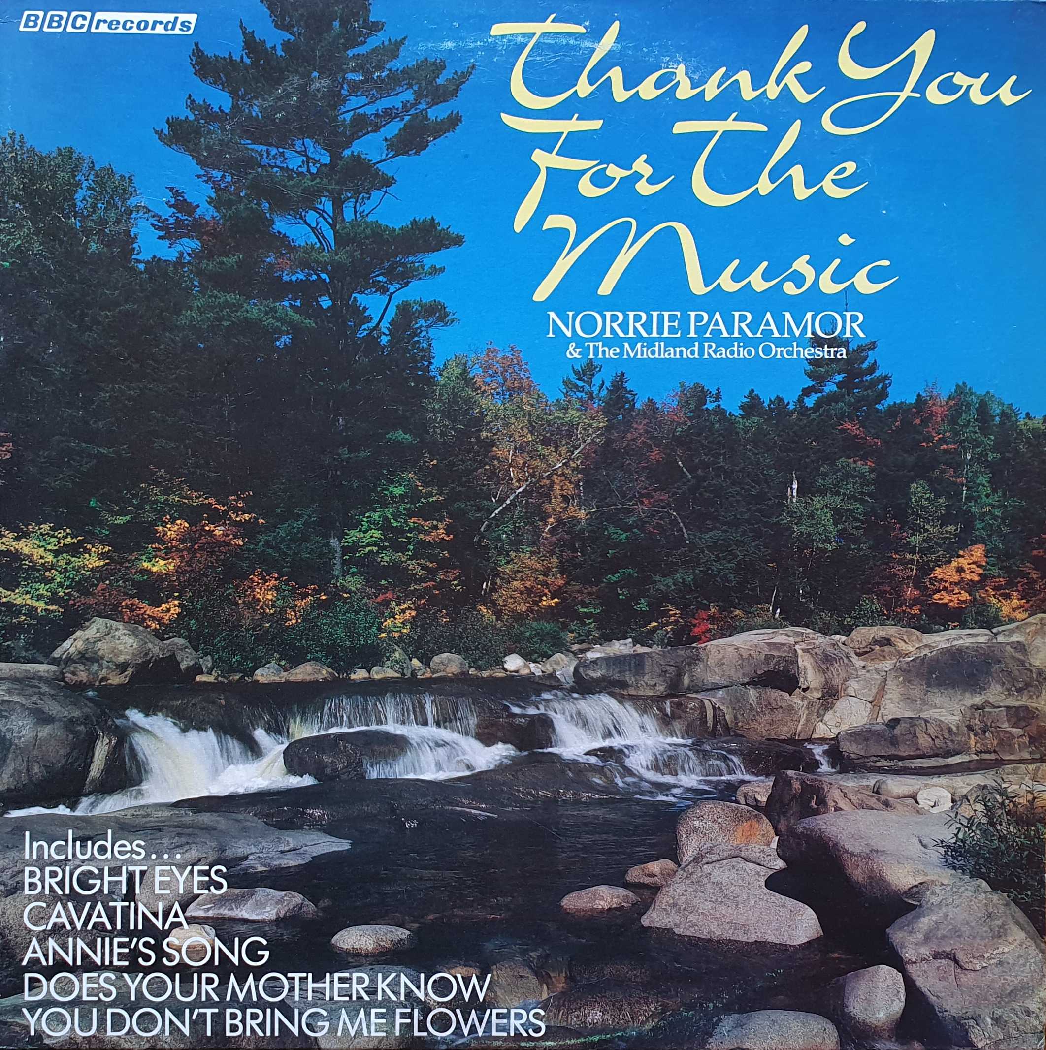Picture of TRC-SP 1038 Thank you for the music (Canadian import) by artist Norrie Paramor and the Midland Radio Orchestra from the BBC albums - Records and Tapes library