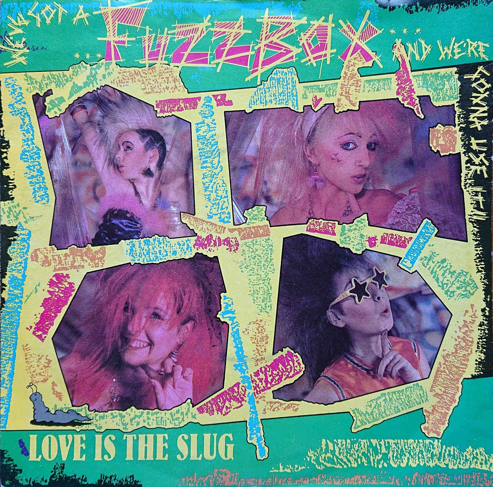 UGH 14 Love is a slug Fuzzbox  Front cover of UGH 14