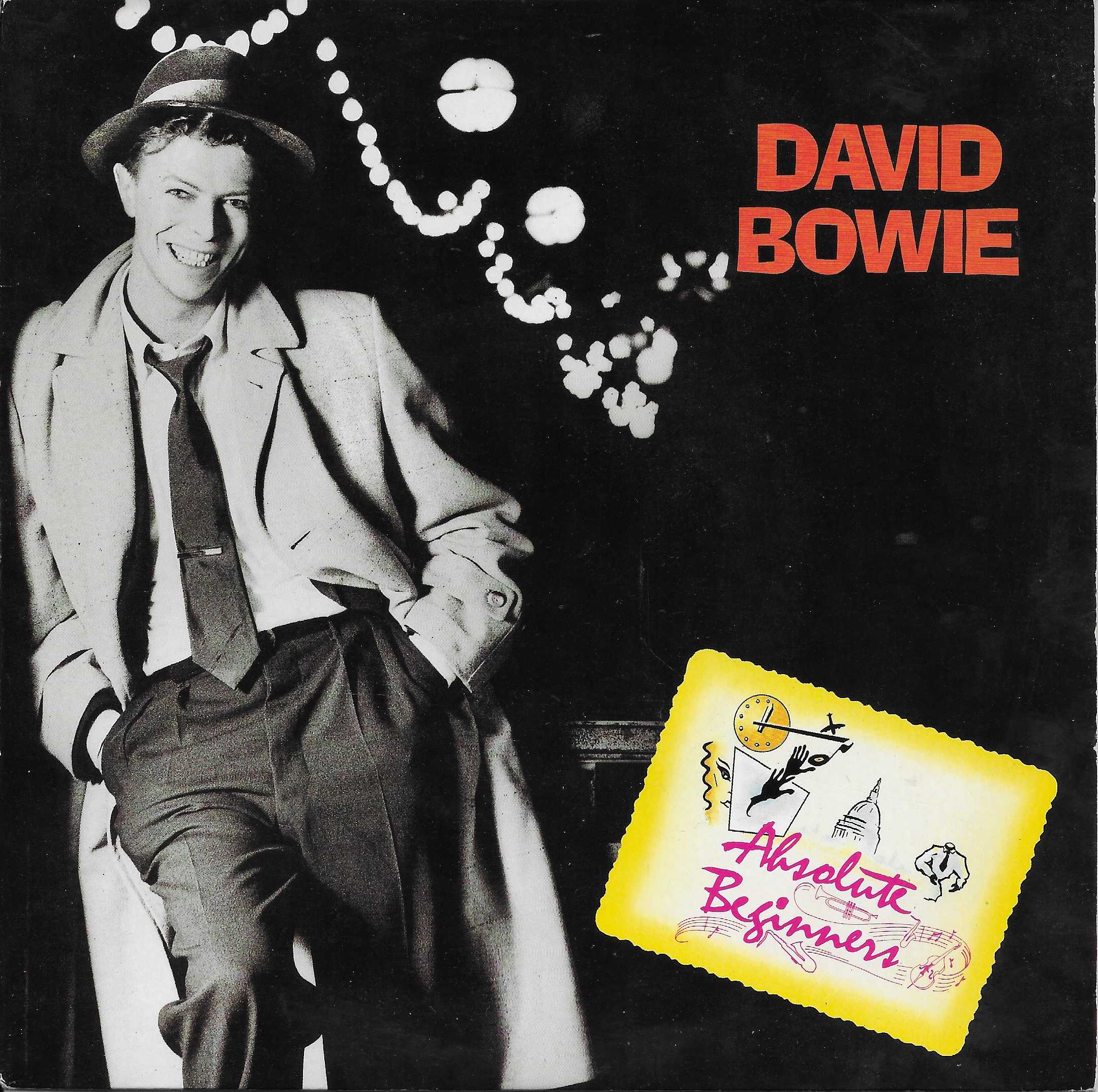 Picture of Absolute beginners by artist David Bowie from ITV, Channel 4 and Channel 5 singles library