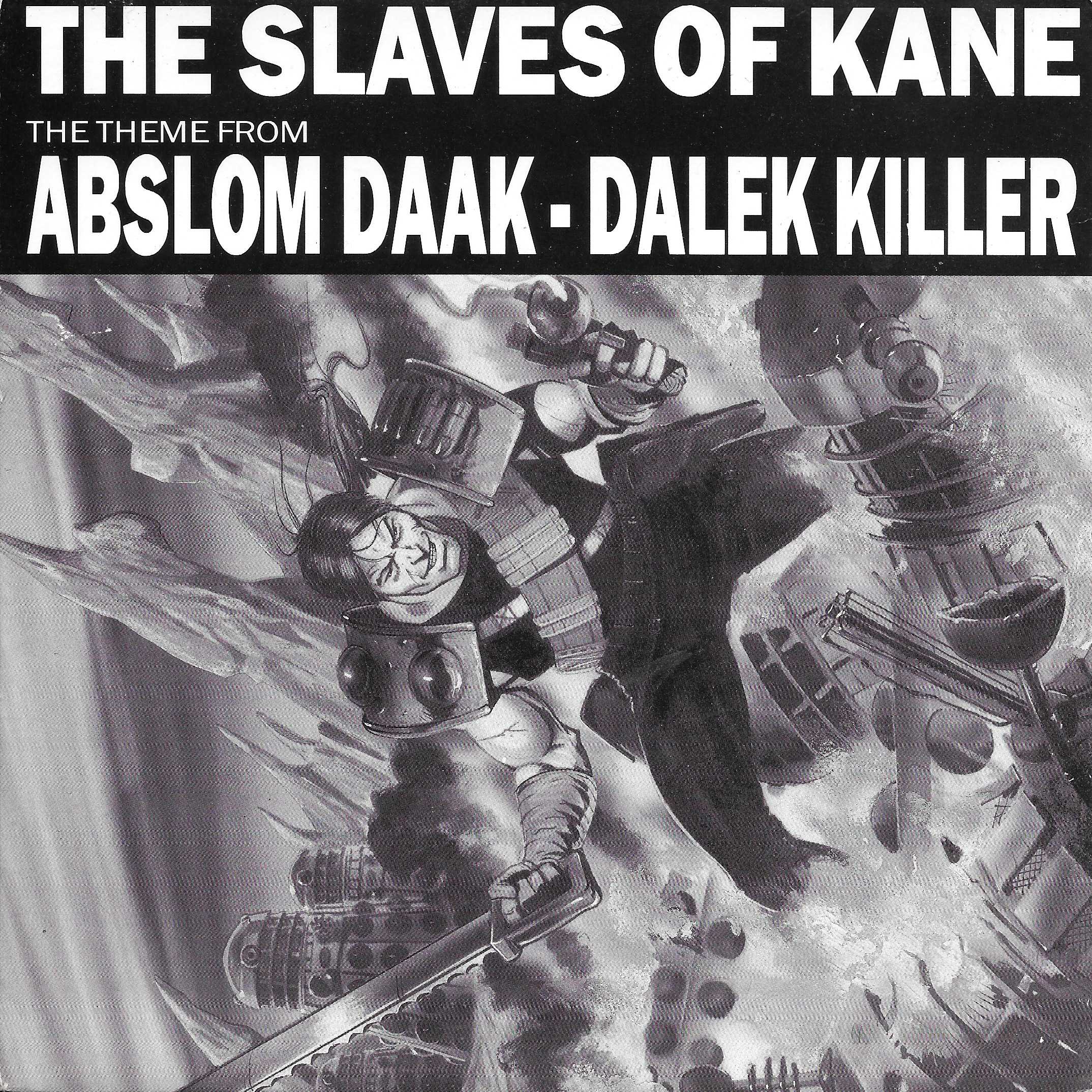 Picture of The slaves of Kane (Abslom Daak - Dalek killer) by artist Dominic Glynn from the BBC singles - Records and Tapes library
